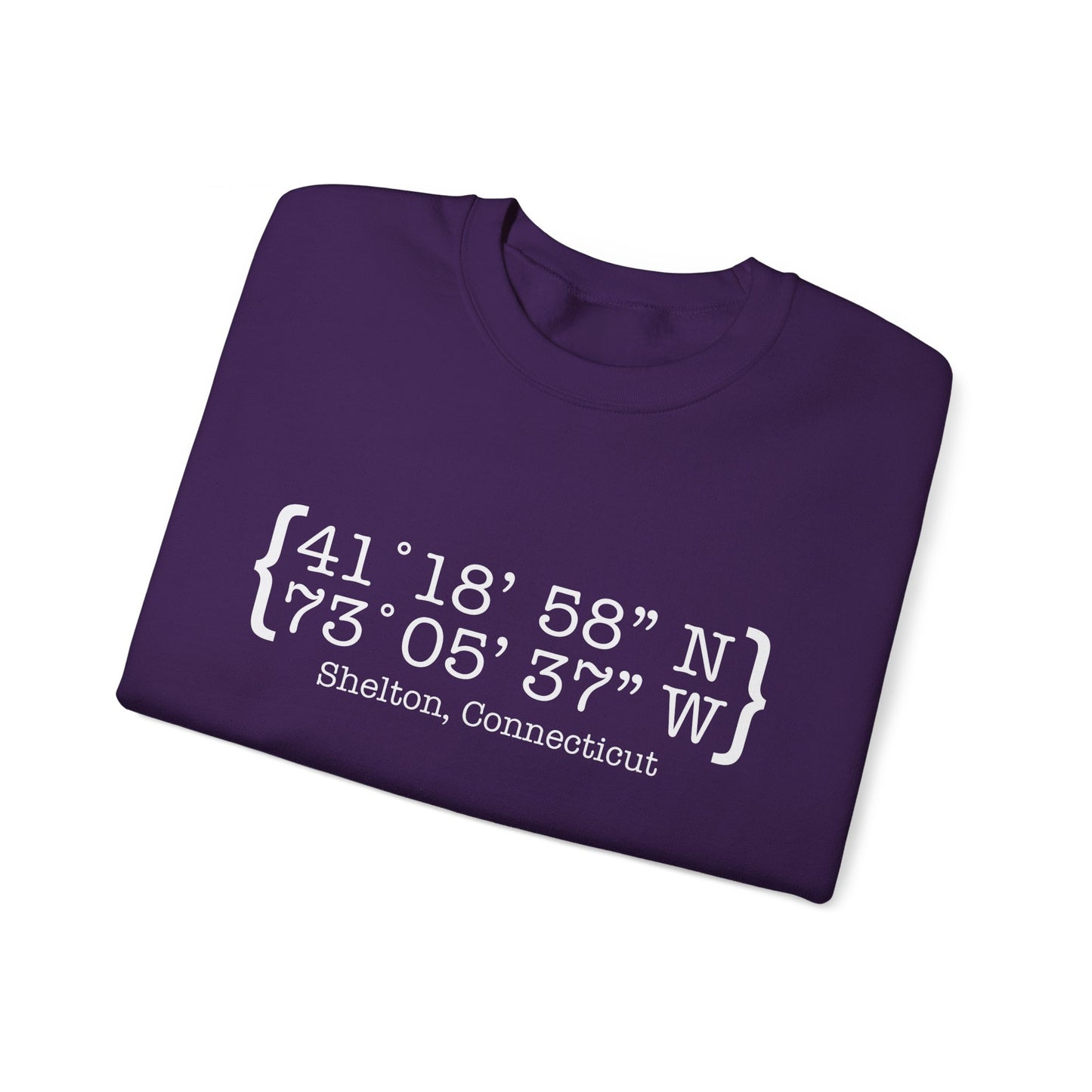 Shelton Coordinates // shelton ct unisex sweatshirt // finding connecticut