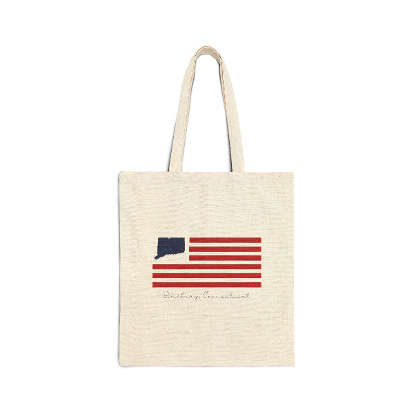 Simsbury Connecticut Flag tote bag // simsbury Connecticut gifts and merch // finding connecticut