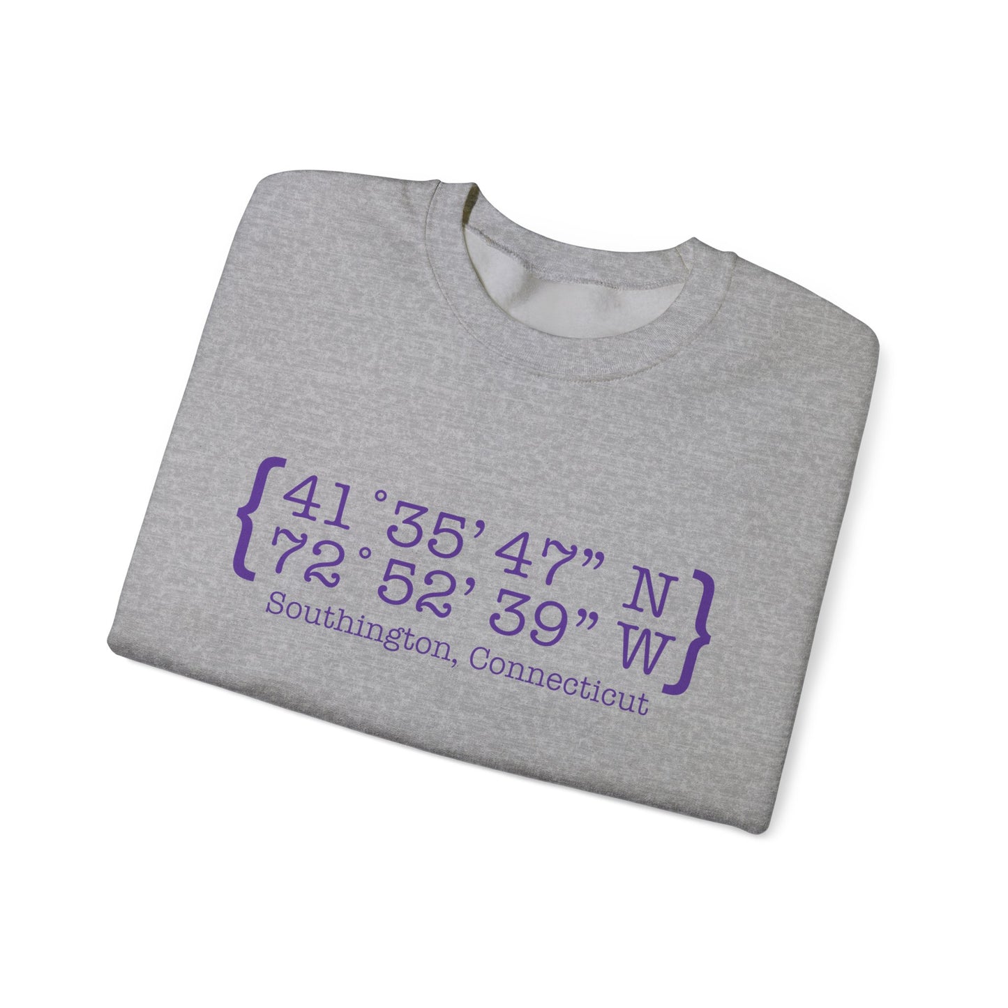 Southington Coordinates // Southington Ct sweatshirt // Finding Connecticut