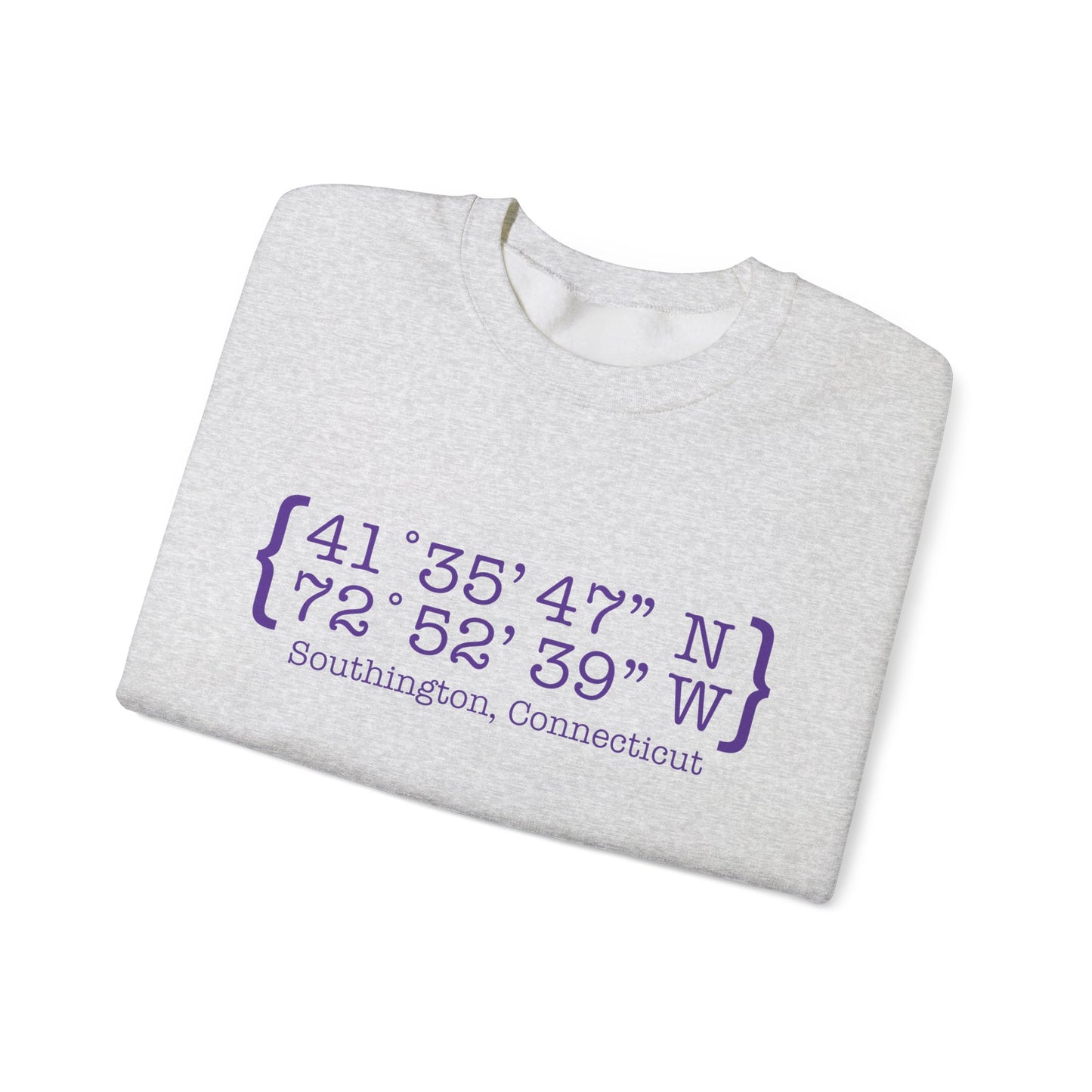 Southington Coordinates // Southington Ct sweatshirt // Finding Connecticut