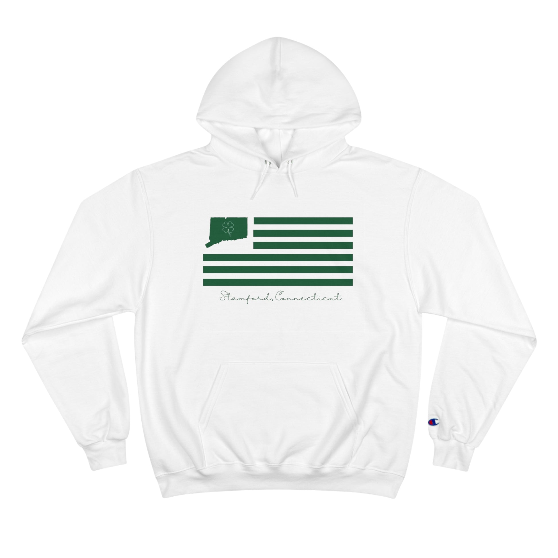 Stamford Connecticut St. Patrick's Day unisex champion hooddie sweatshirt