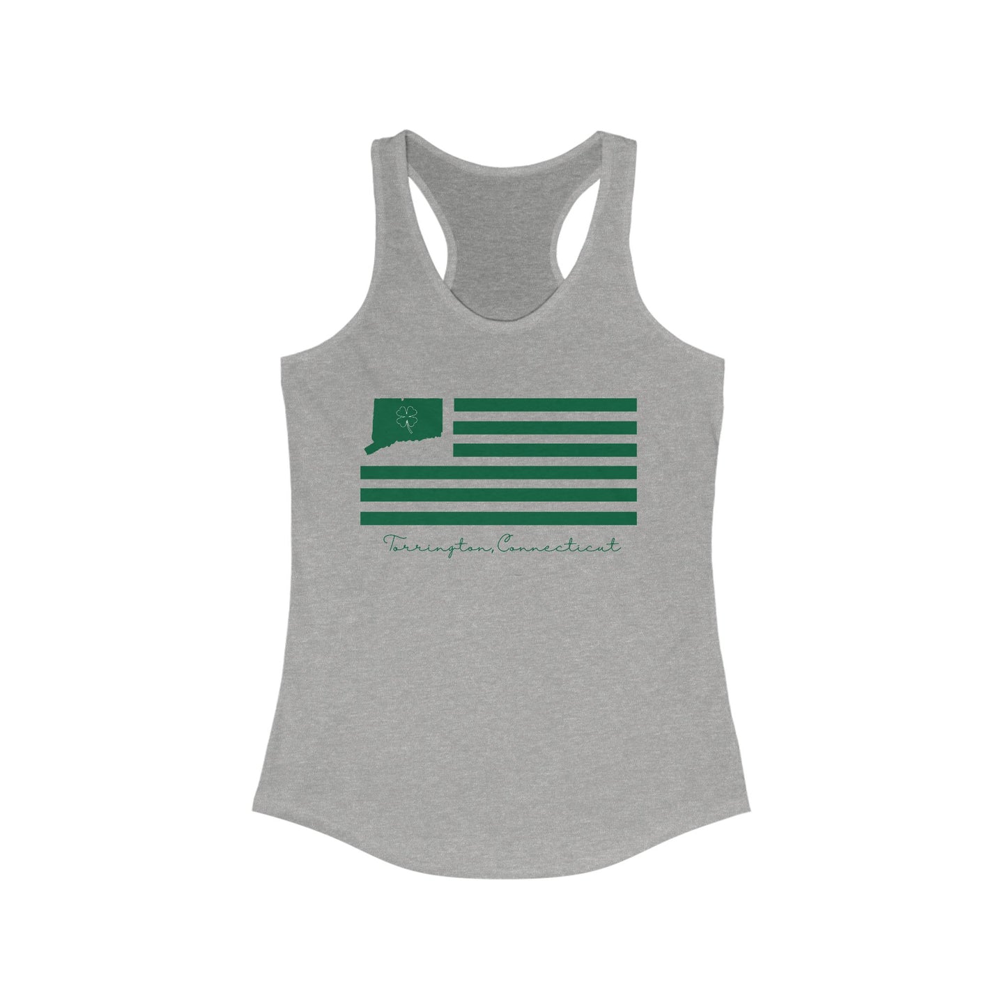 Torrington connecticut st patrick's day flag // torrington connecticut womens tank top // finding connecticut
