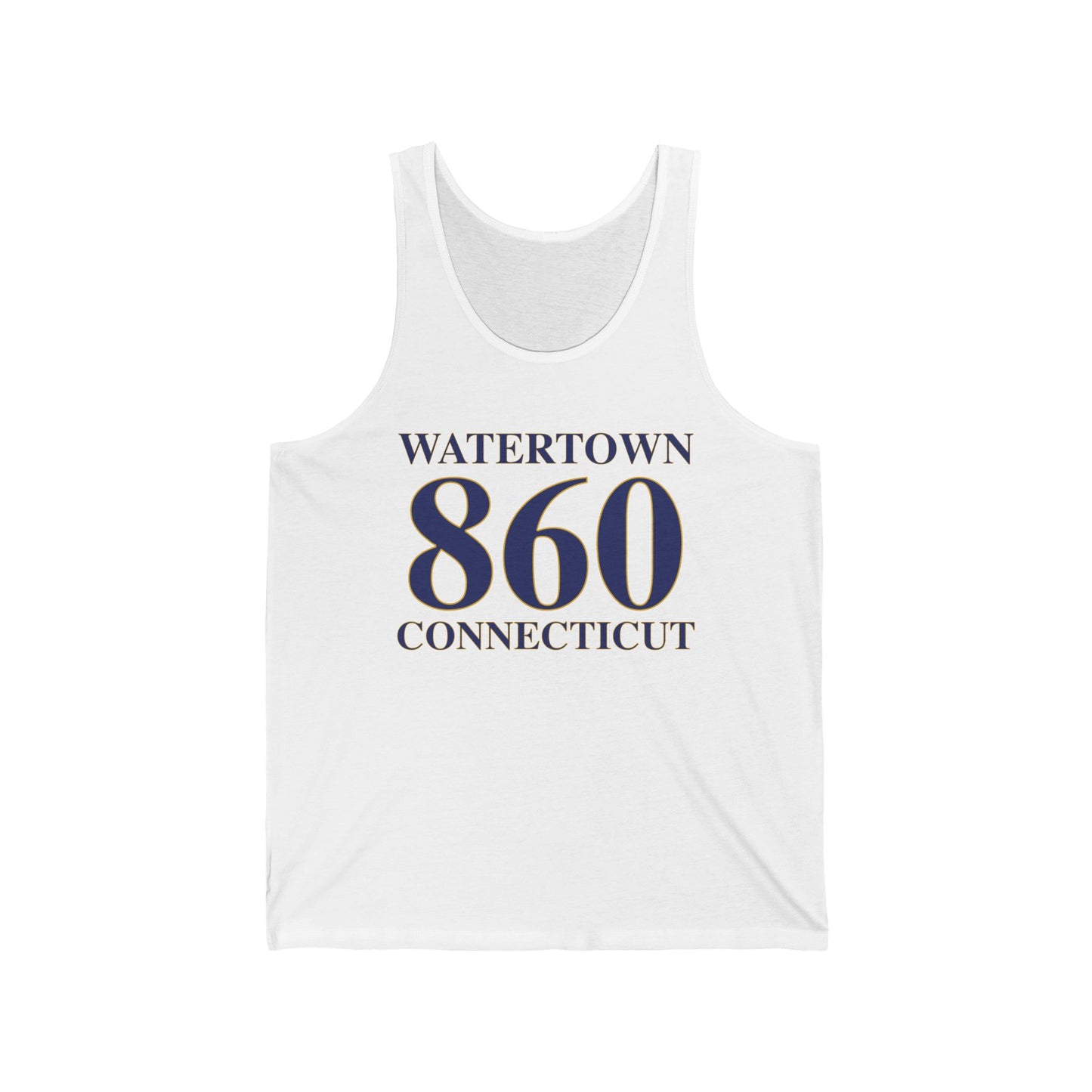 Watertown 860 Connecticut // watertown connecticut unisex tank tops // finding connecticut