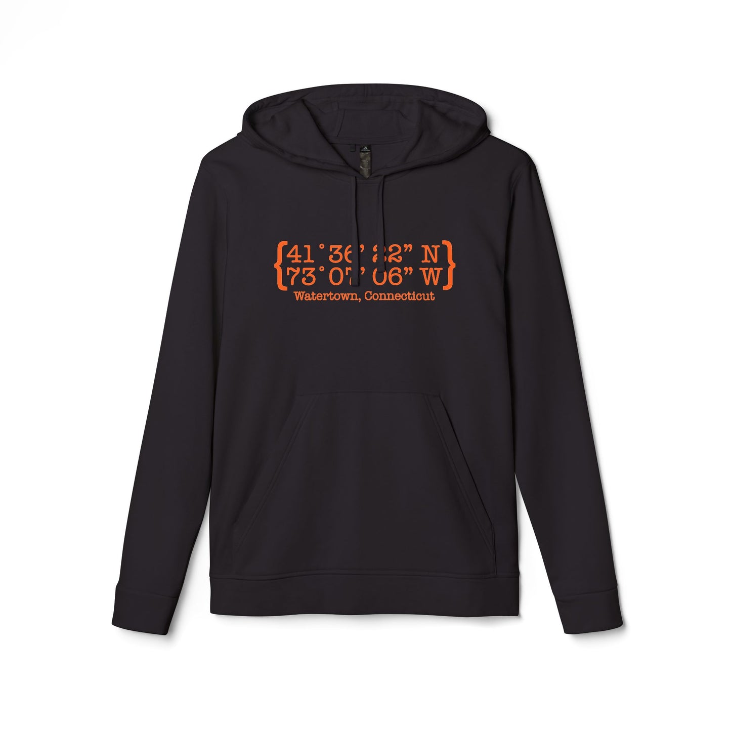Watertown Coordinates // Watertown Connecticut unisex adidas hoodie sweatshirt    // finding connecticut