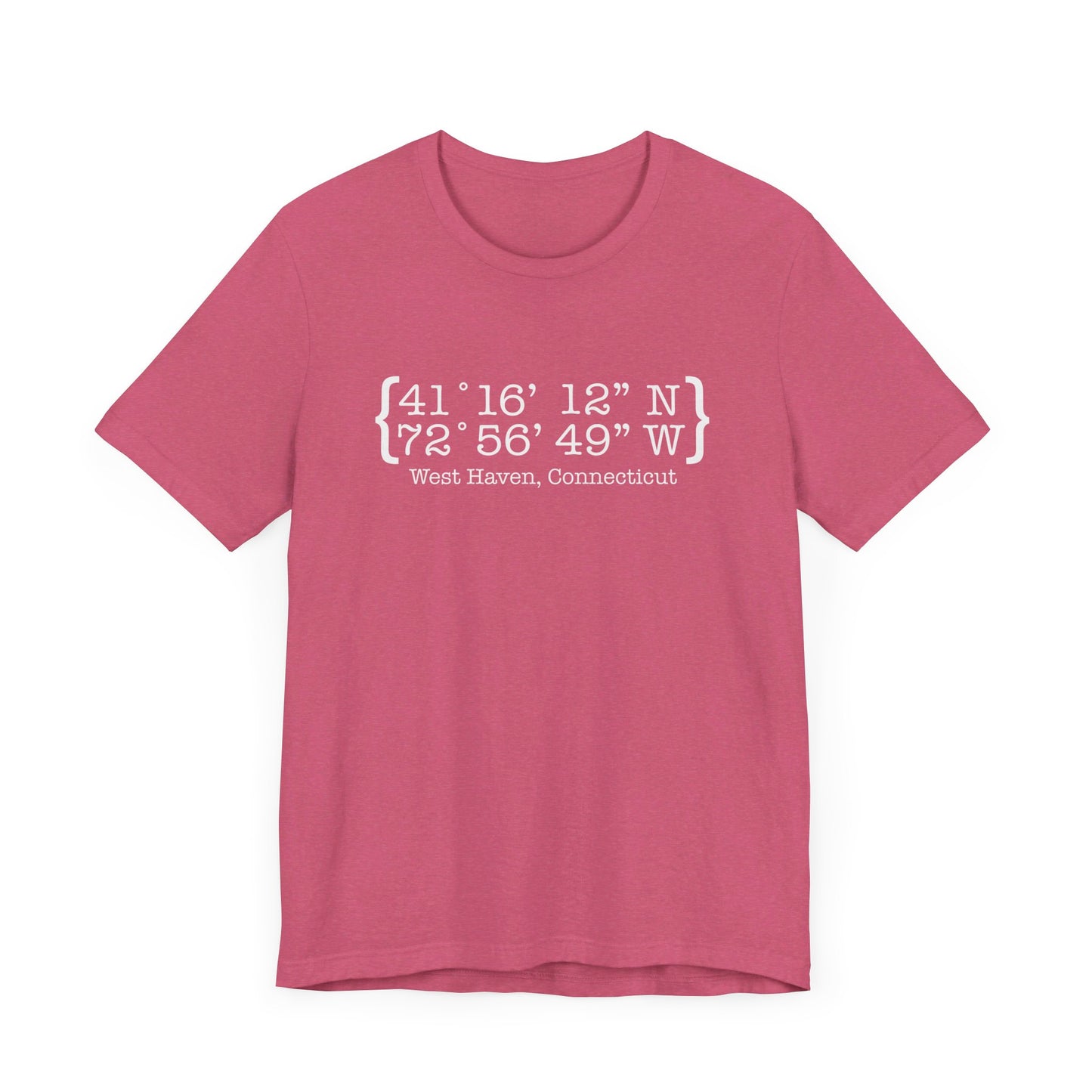 West Haven coordinates // west haven CT unisex t shirts // finding connecticut