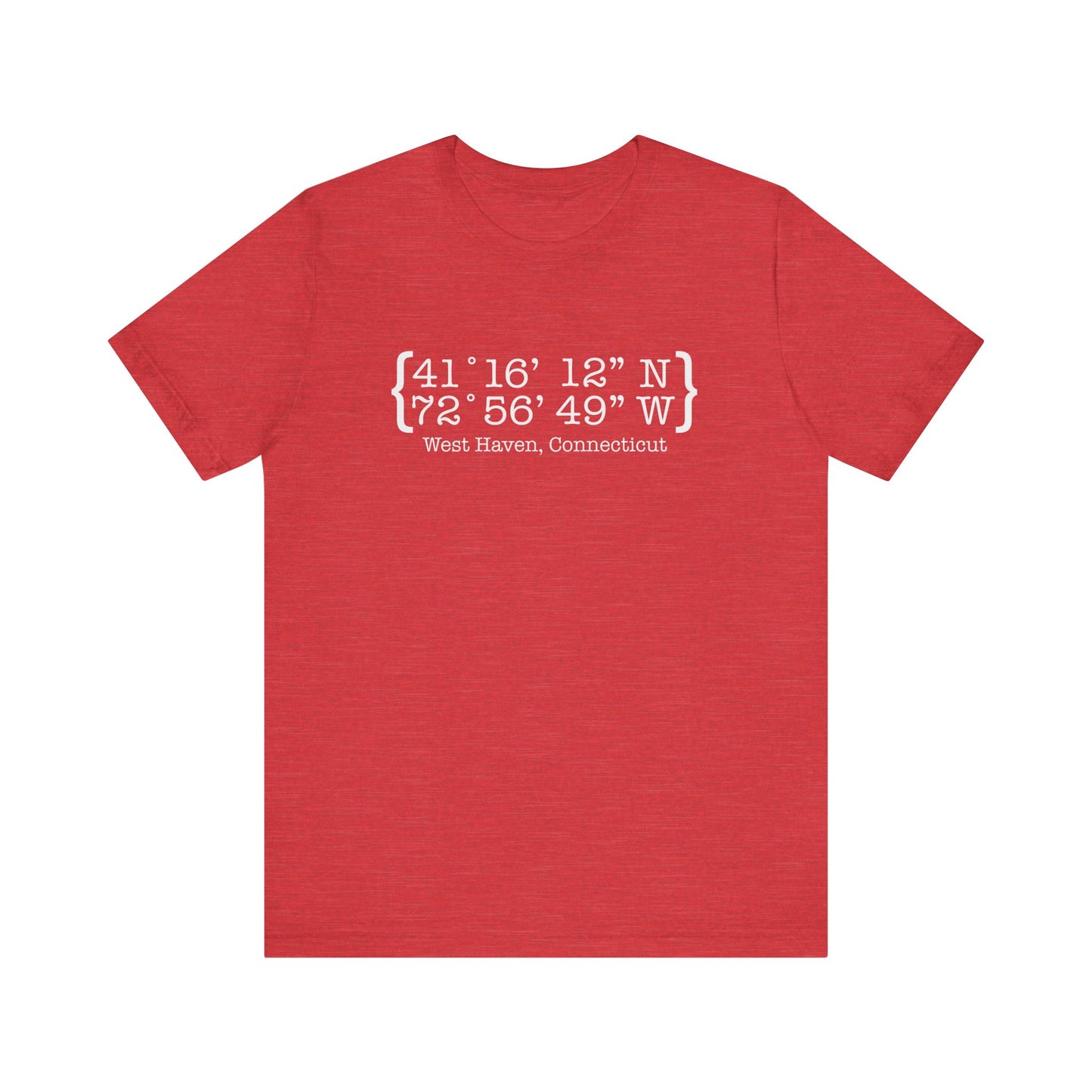 West Haven coordinates // west haven CT unisex t shirts // finding connecticut
