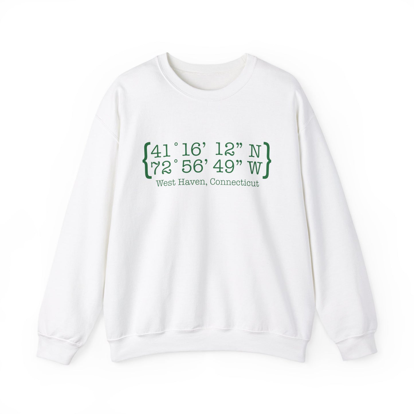 West Haven coordinates // west haven Connecticut sweatshirt // finding connecticut