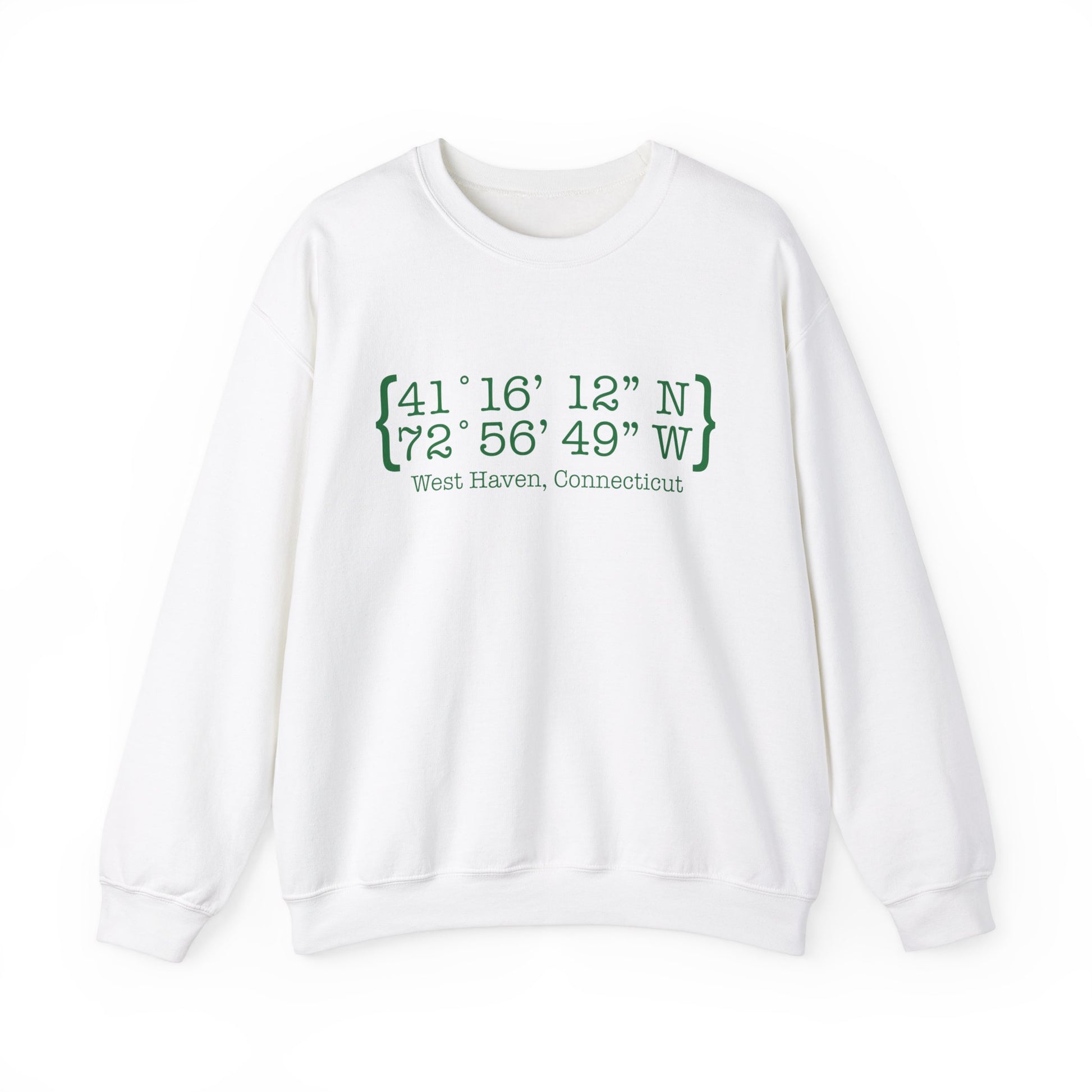 West Haven coordinates // west haven Connecticut  sweatshirt // finding connecticut