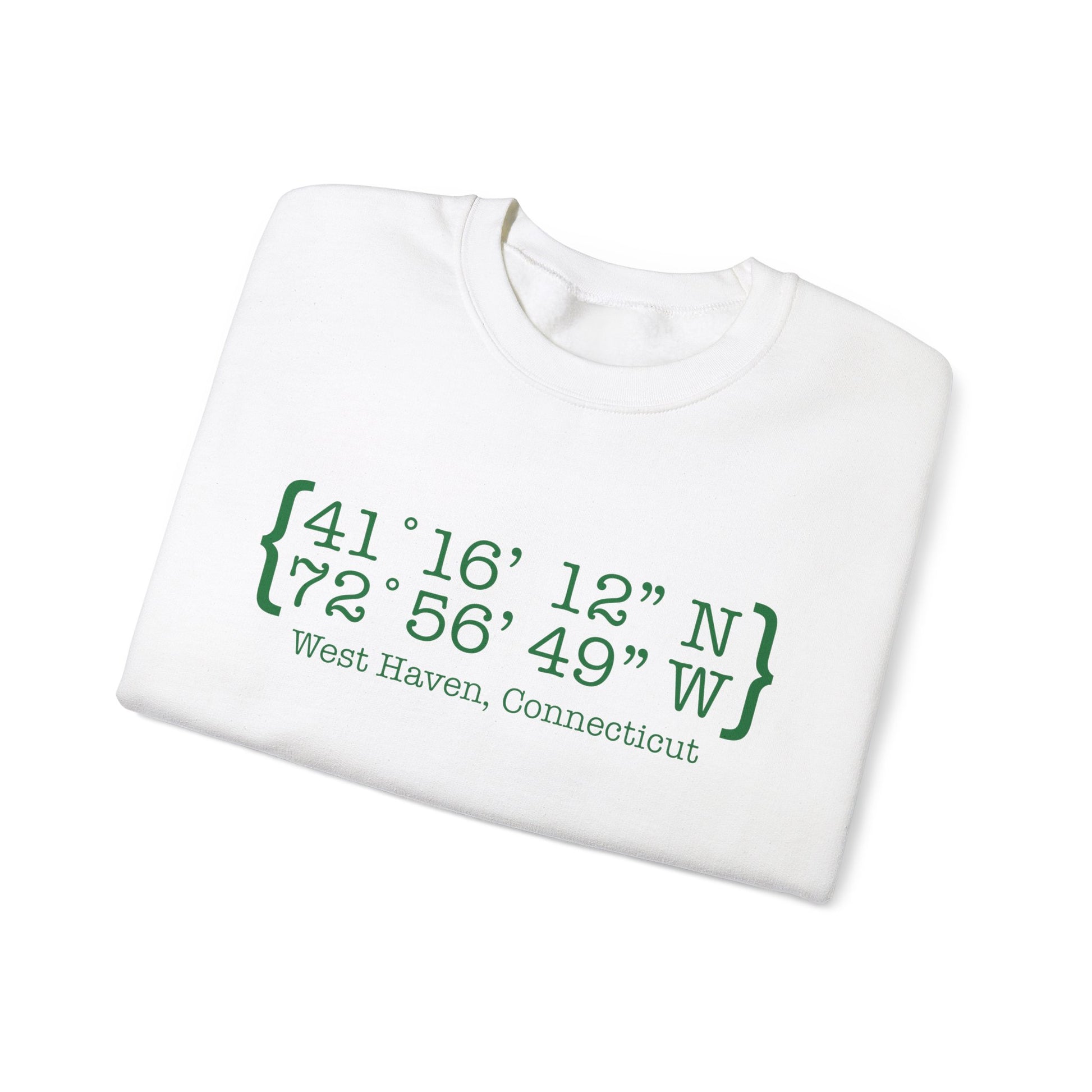 West Haven coordinates // west haven Connecticut  sweatshirt // finding connecticut