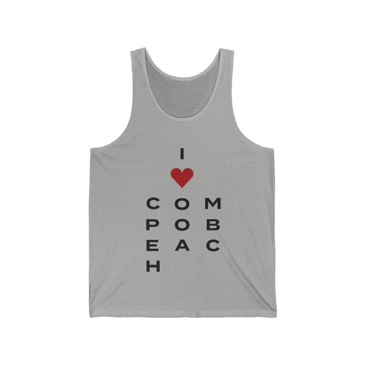 Compo Beach Vision // Compo Beach Westport Connecticut unisex tank top // westport connecticut gifts and merch // finding connecticut