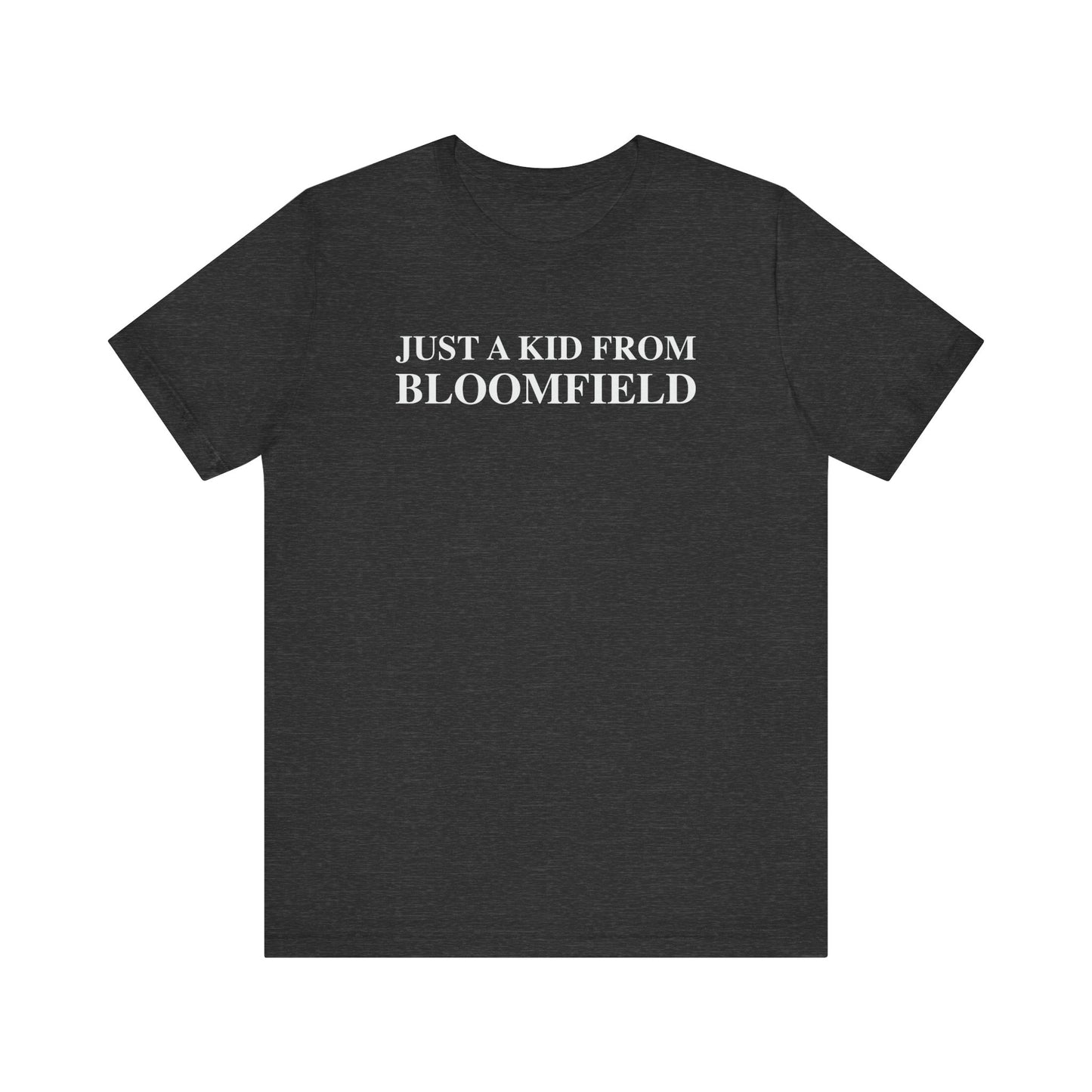just a kid from Bloomfield // bloomfield CT t shirts // finding connecticut