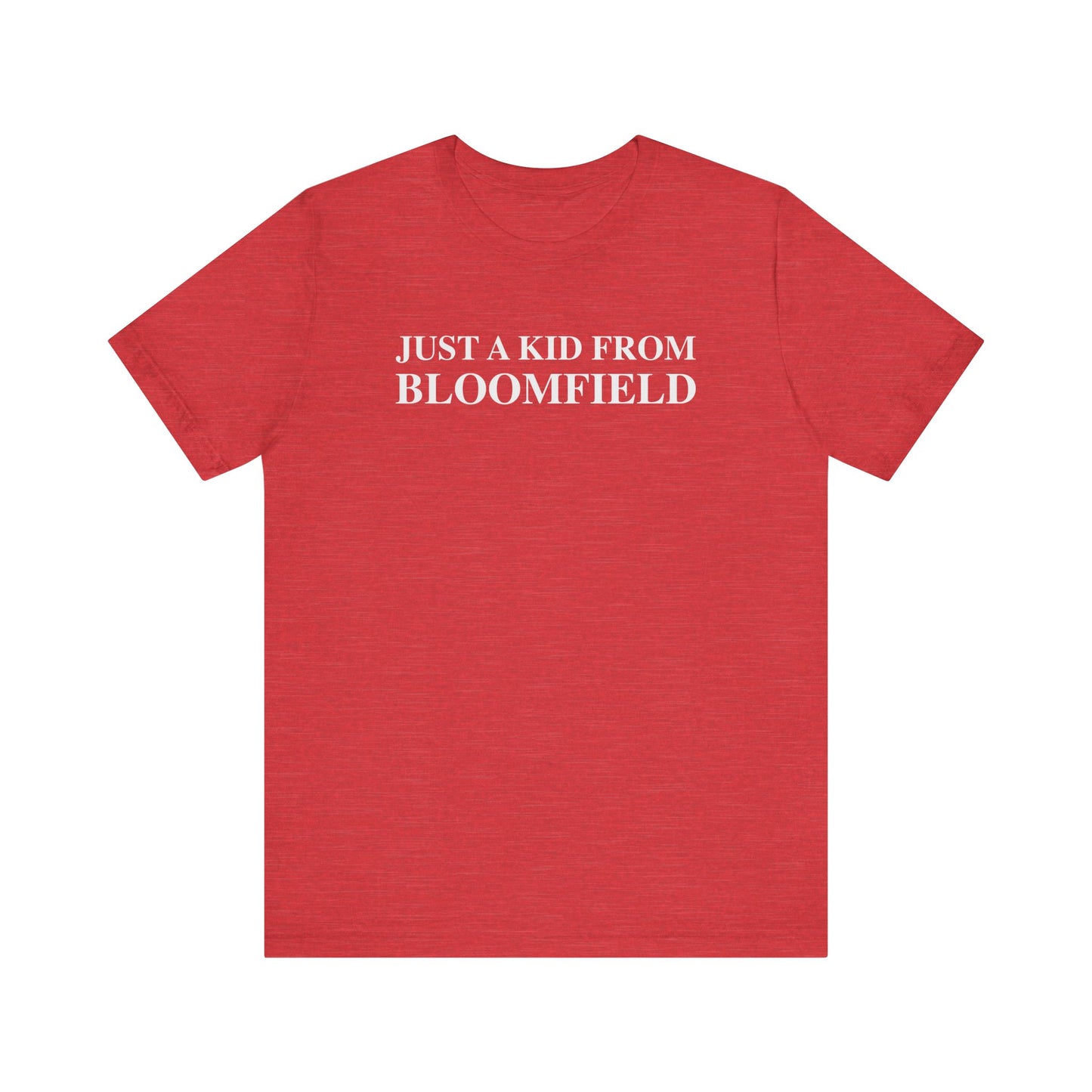 just a kid from Bloomfield // bloomfield CT t shirts // finding connecticut