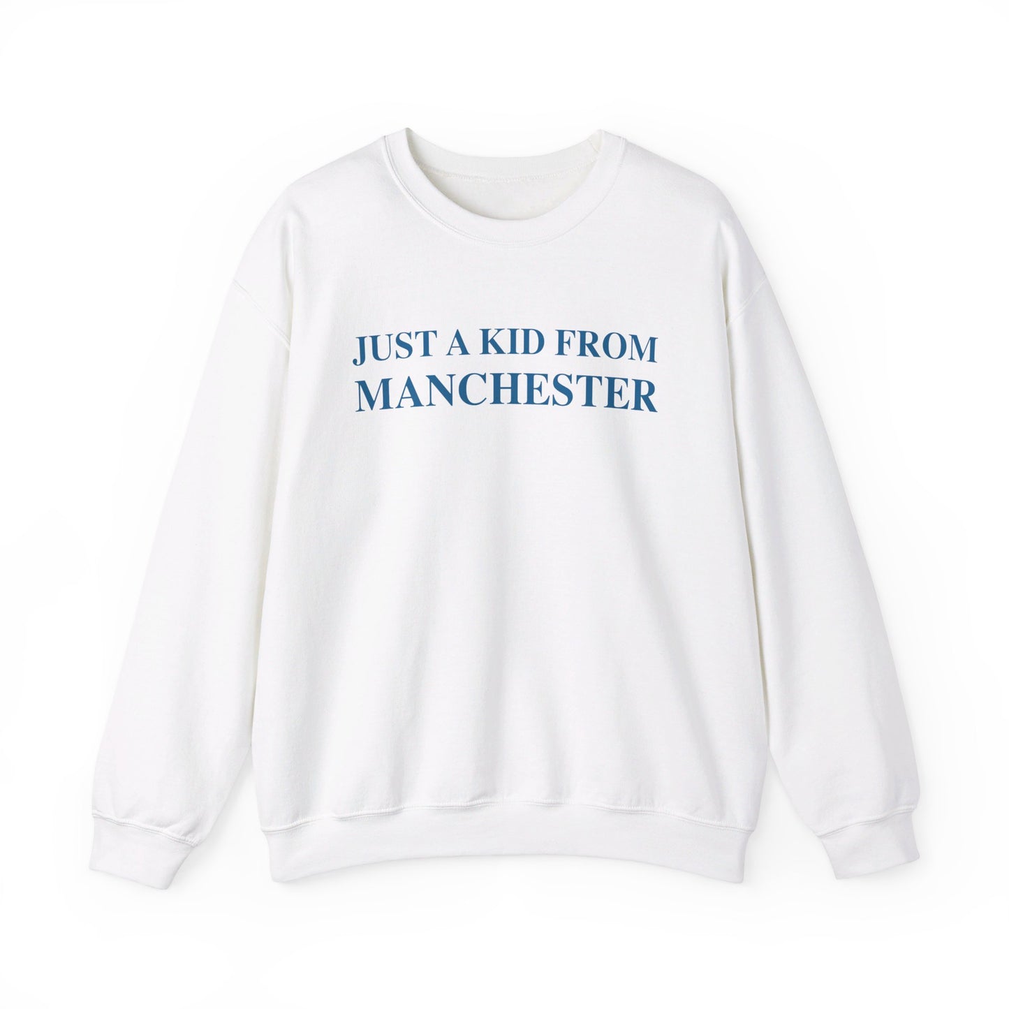 just a kid from Manchester // Manchester connecticut sweatshirt // finding connecticut