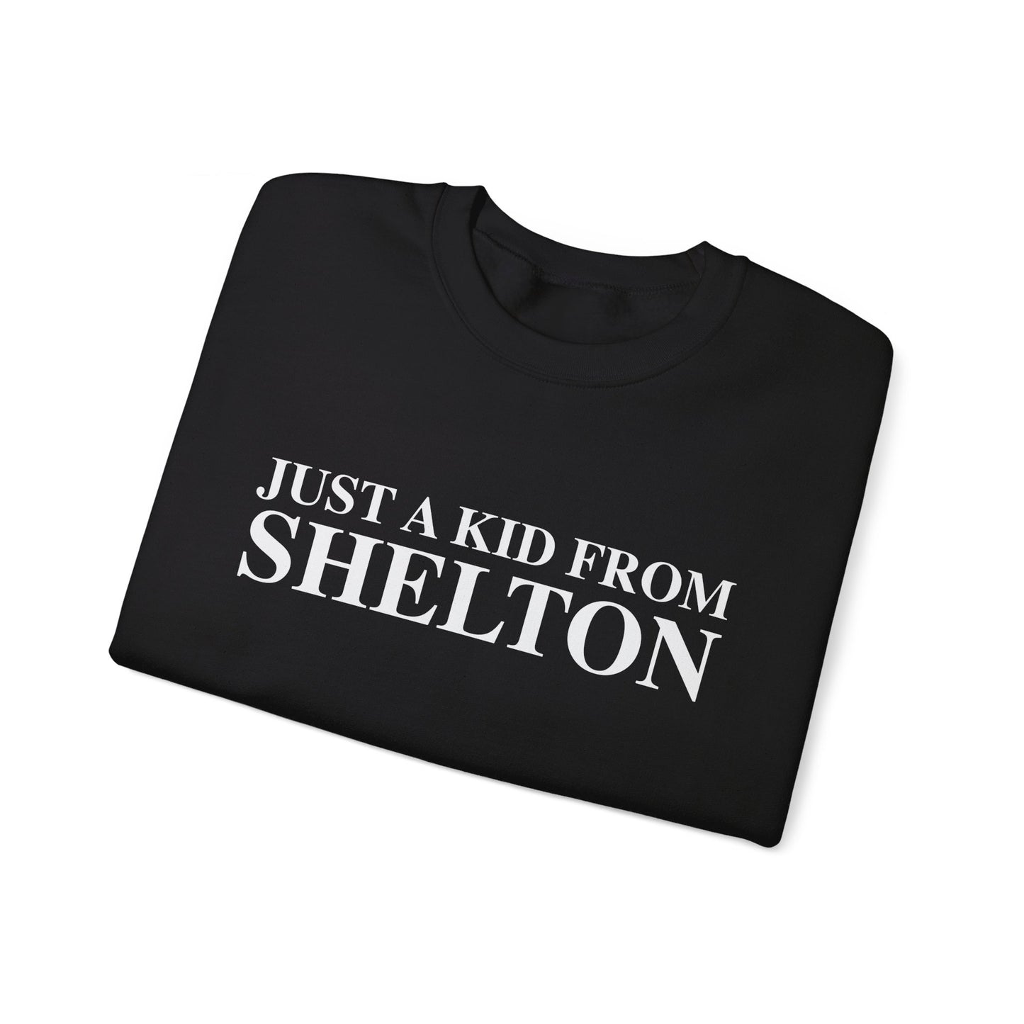 just a kid from Shelton // shelton CT unisex sweatshirt // finding connecticut