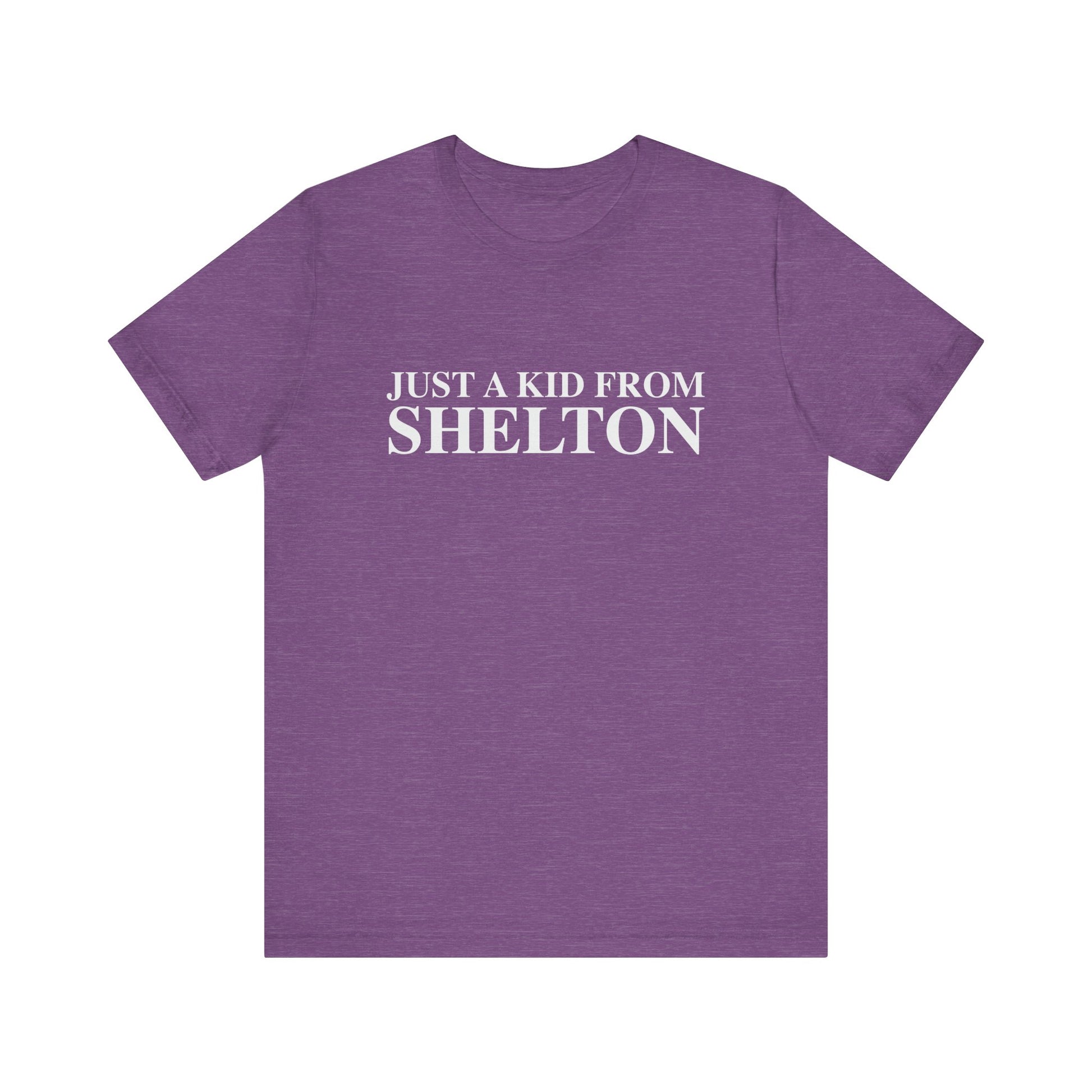 just a kid from Shelton // shelton CT unisex t shirt  // finding connecticut