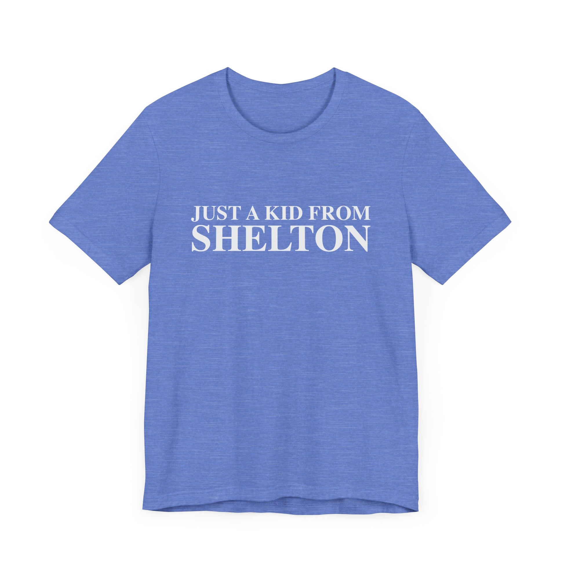just a kid from Shelton // shelton CT unisex t shirt  // finding connecticut