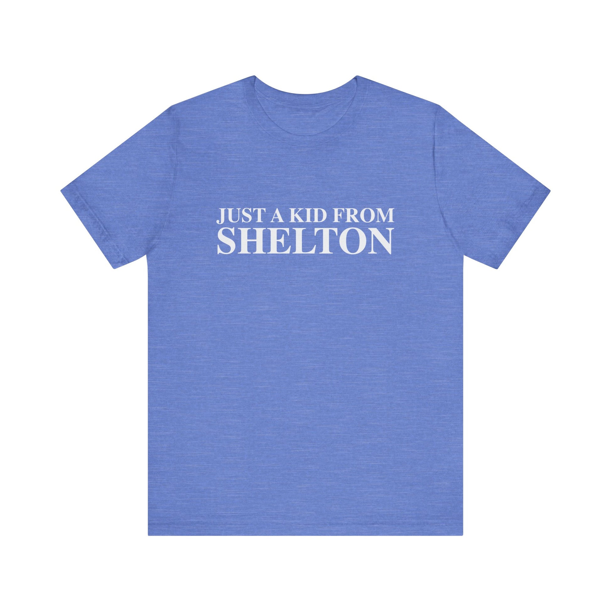 just a kid from Shelton // shelton CT unisex t shirt  // finding connecticut