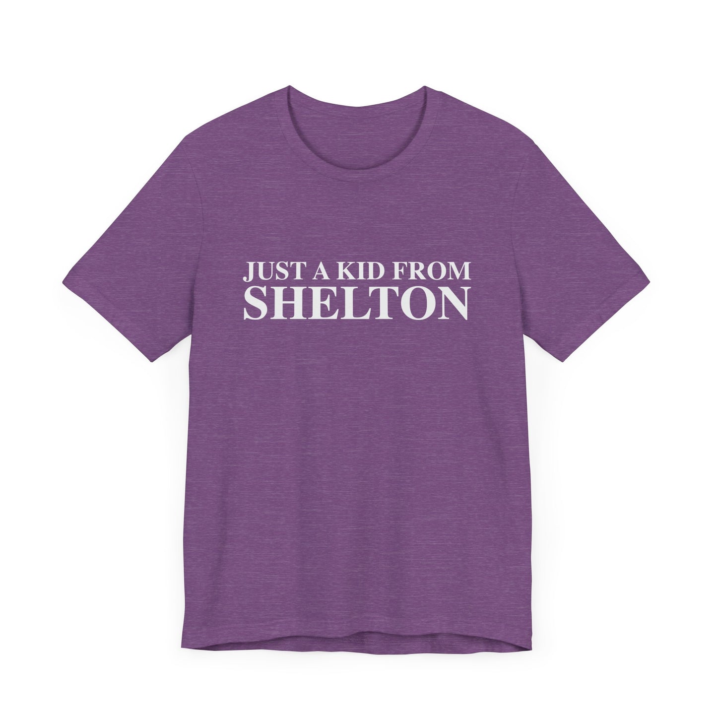 just a kid from Shelton // shelton CT unisex t shirt // finding connecticut