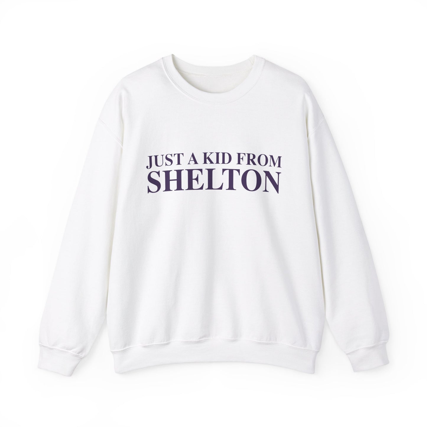 just a kid from Shelton // shelton Connecticut unisex sweatshirt // finding connecticut