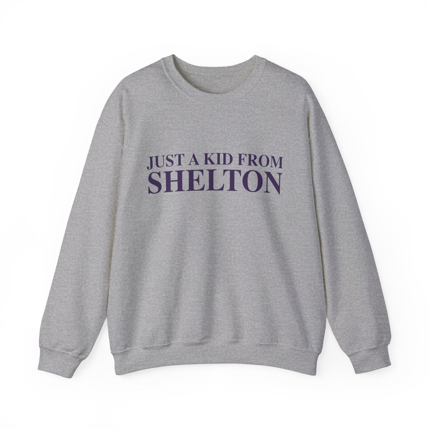 just a kid from Shelton // shelton Connecticut unisex sweatshirt // finding connecticut