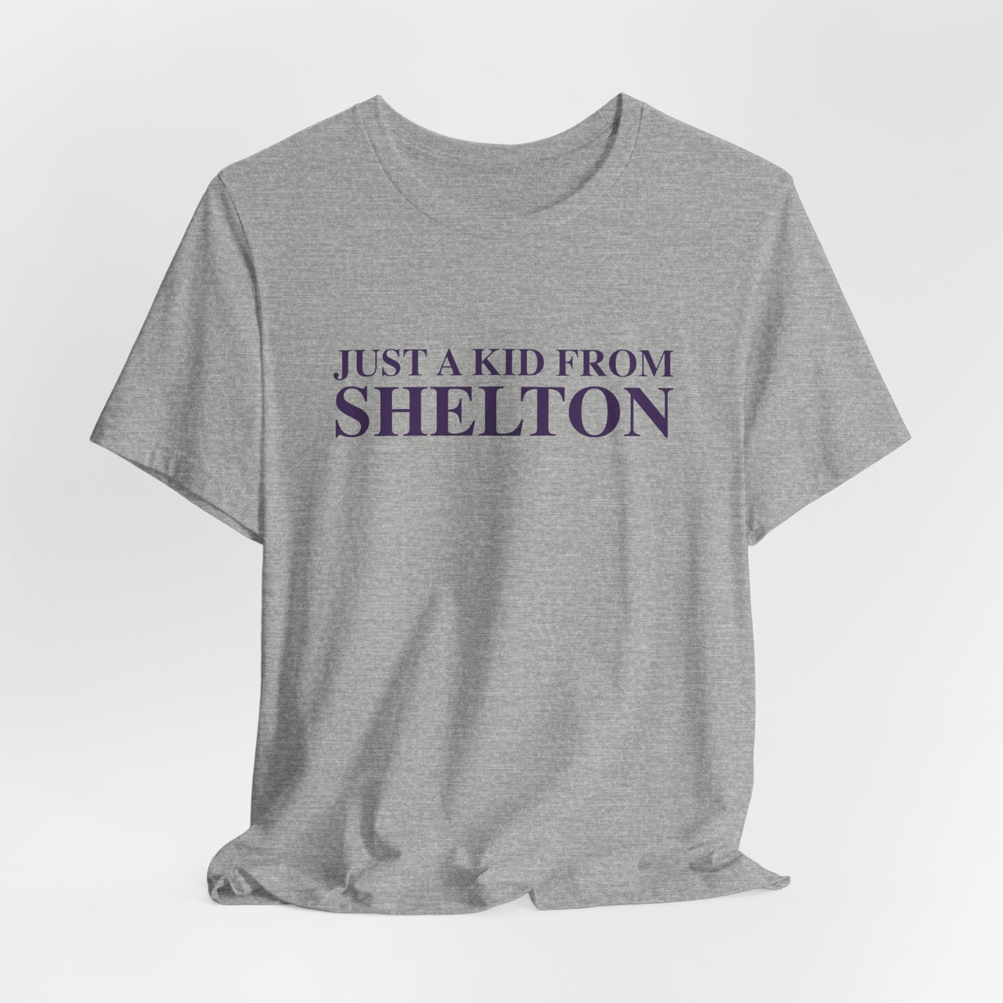 just a kid from Shelton // shelton Connecticut unisex t shirts // finding connecticut