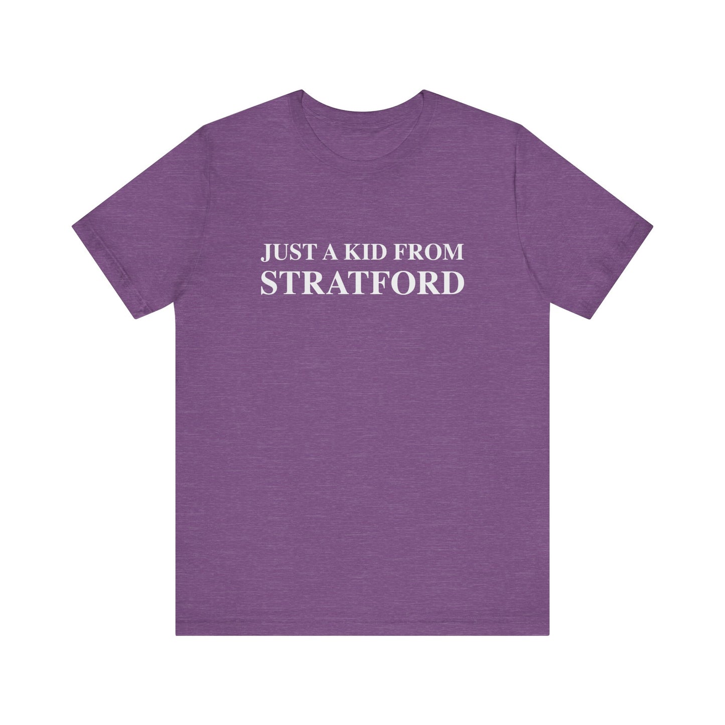 just a kid from Stratford // Stratford ct unisex t shirt // finding connecticut