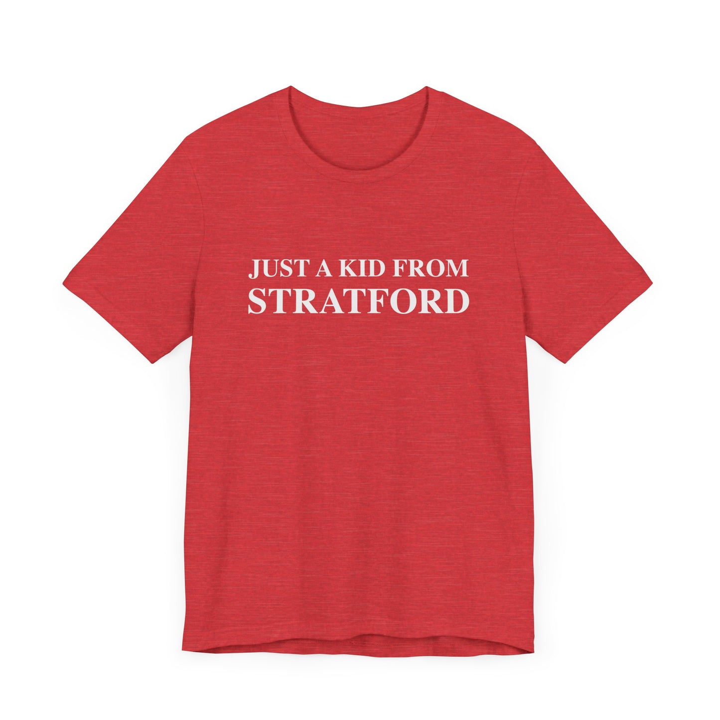 just a kid from Stratford // Stratford ct unisex t shirt // finding connecticut