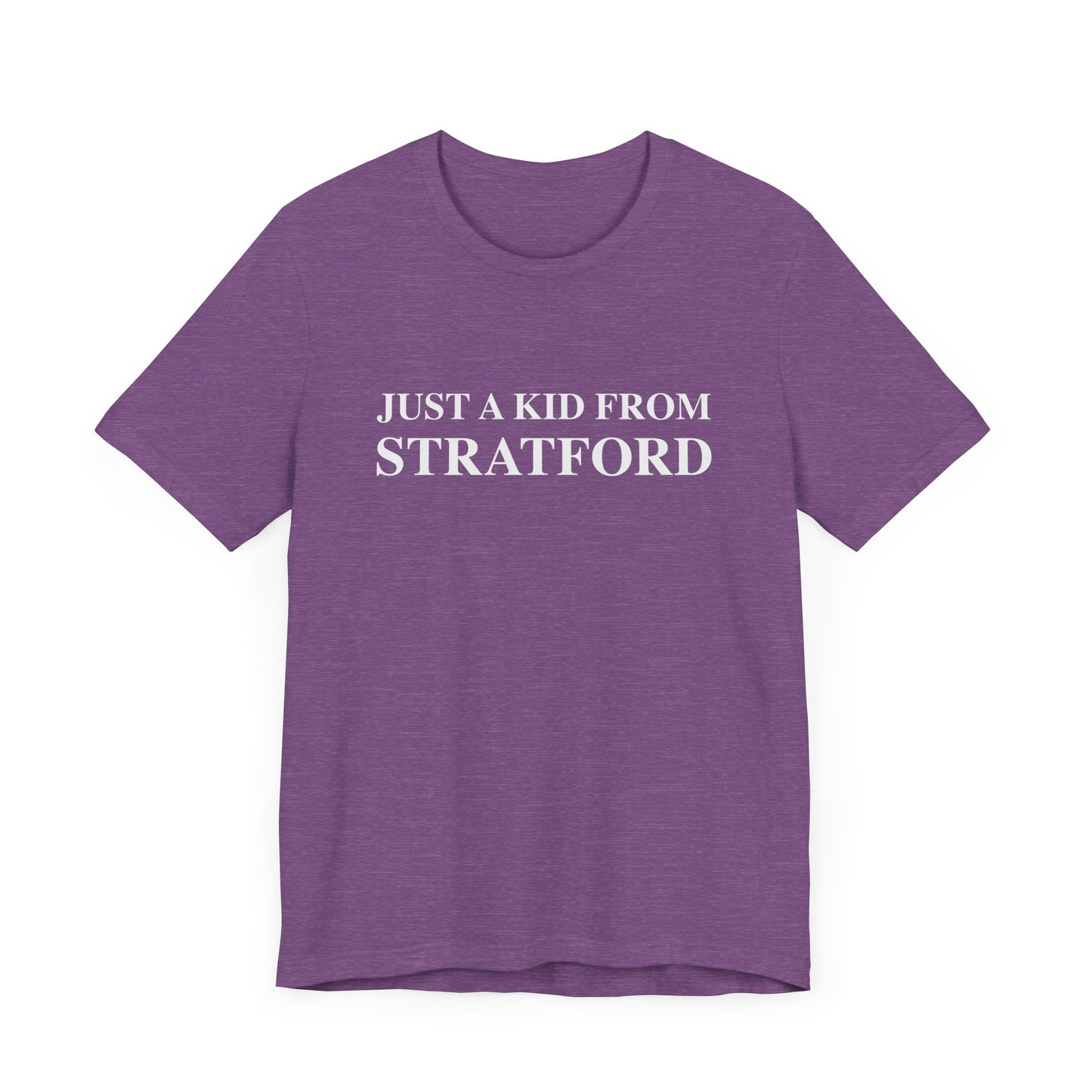 just a kid from Stratford // Stratford ct unisex t shirt // finding connecticut