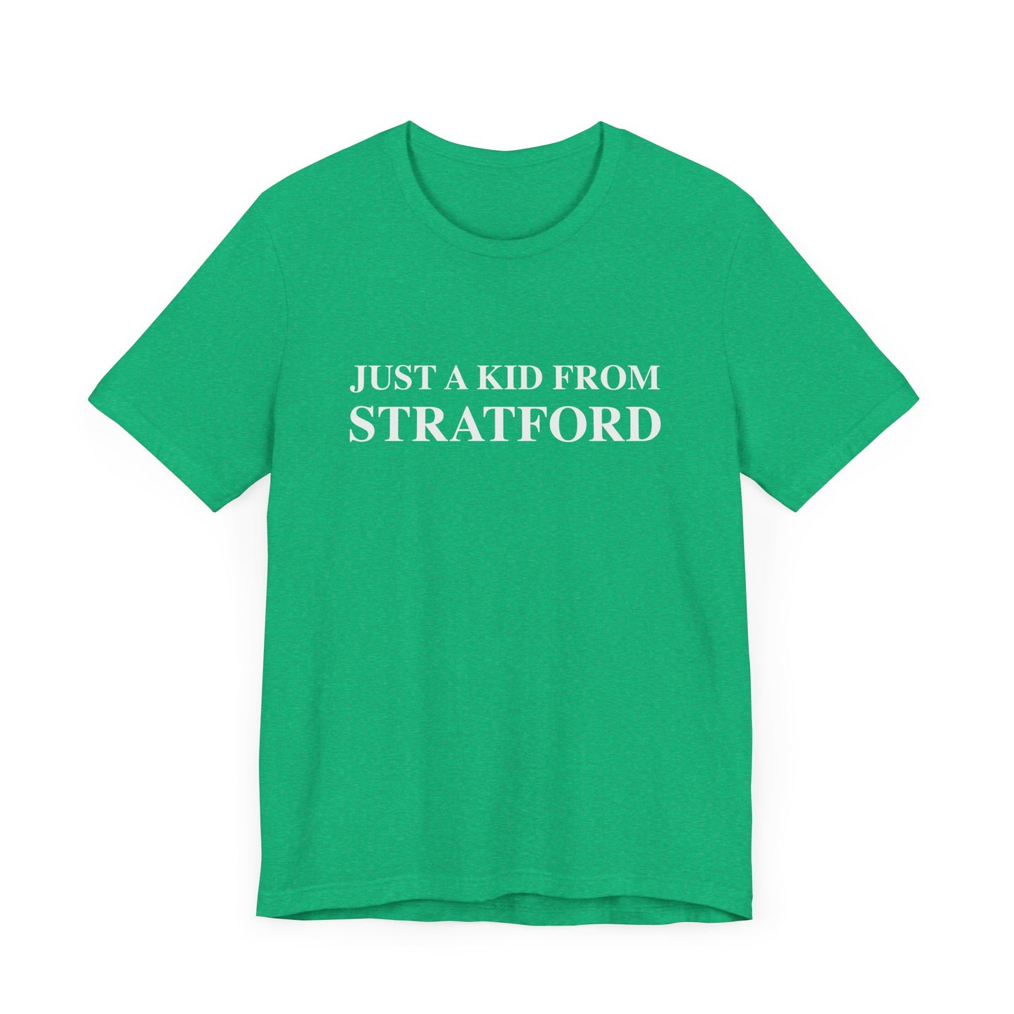 just a kid from Stratford // Stratford ct unisex t shirt // finding connecticut