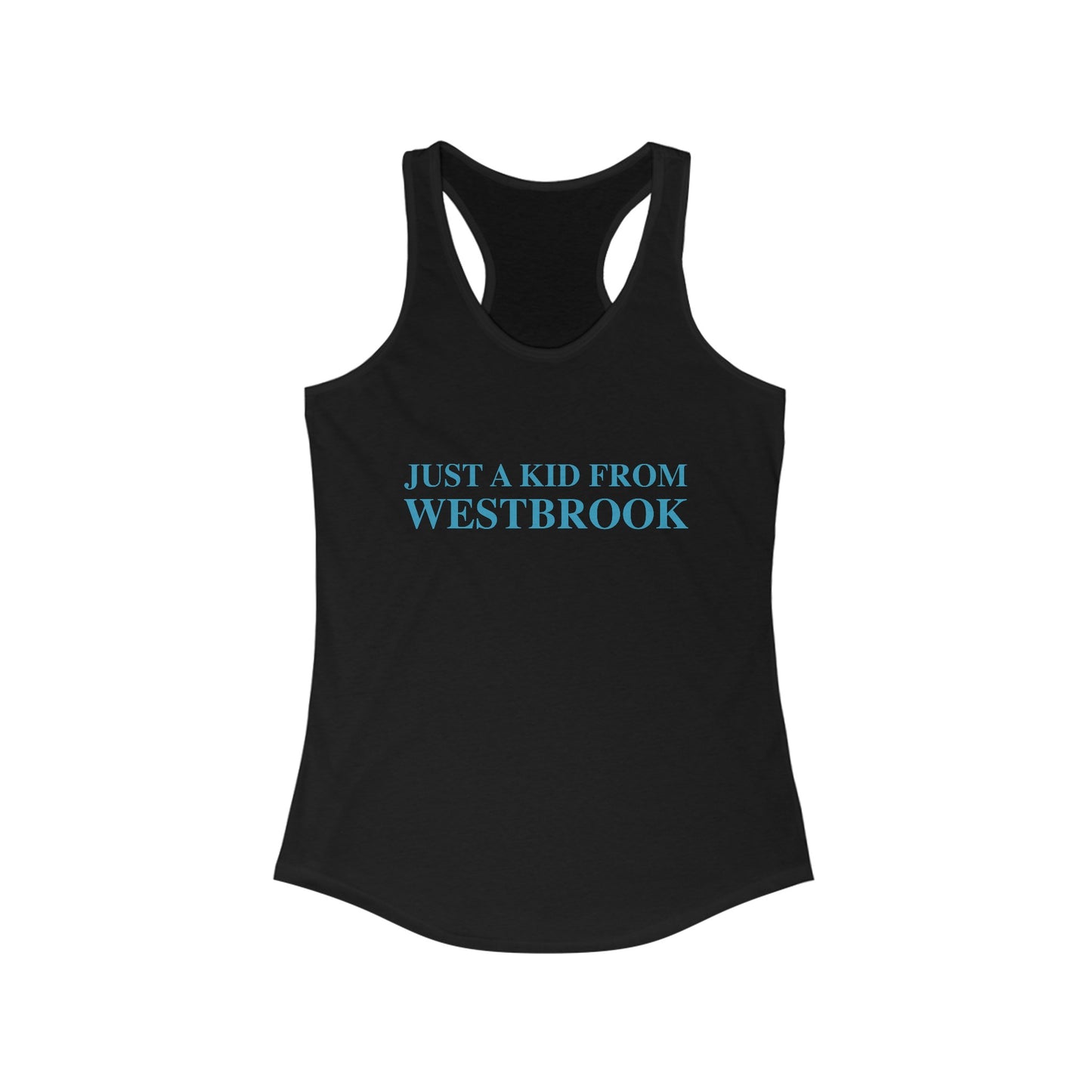 just a kid from Westbrook // Westbrook connecticut woman's tank top shirt // finding Connecticut
