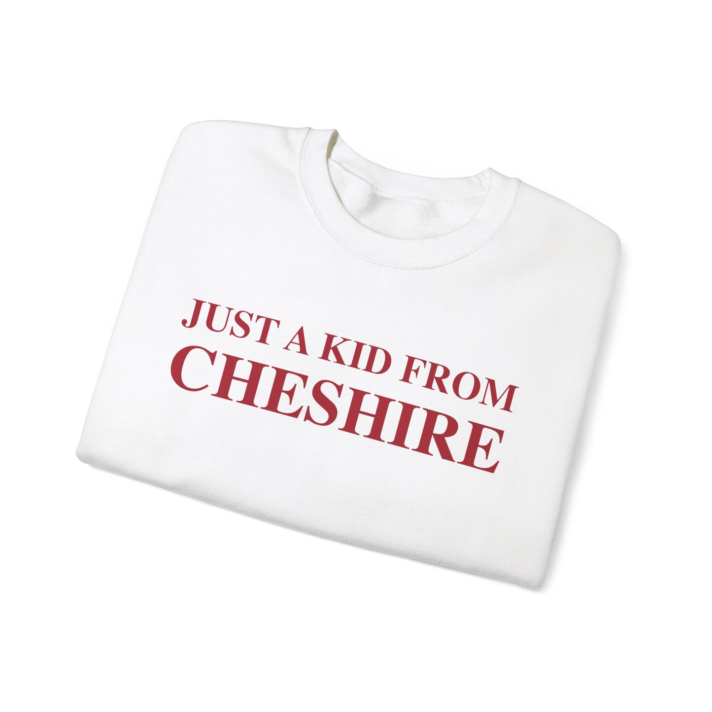 just a kid from cheshire // cheshire connecticut sweatshirt // finding connecticut