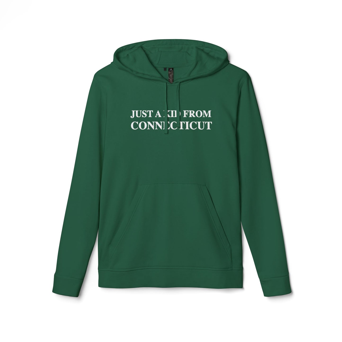 just a kid from connecticut // CT unisex adidas hoodie sweatshirt // finding connecticut