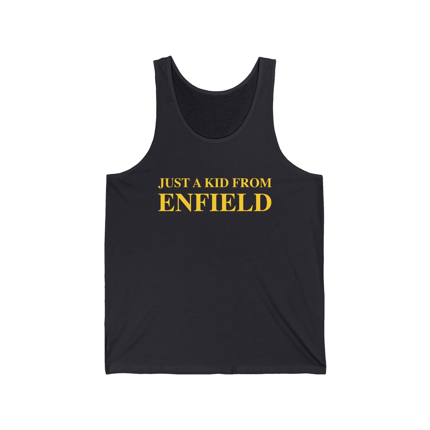 just a kid from enfield // enfield connecticut tank top shirt // finding connecticut