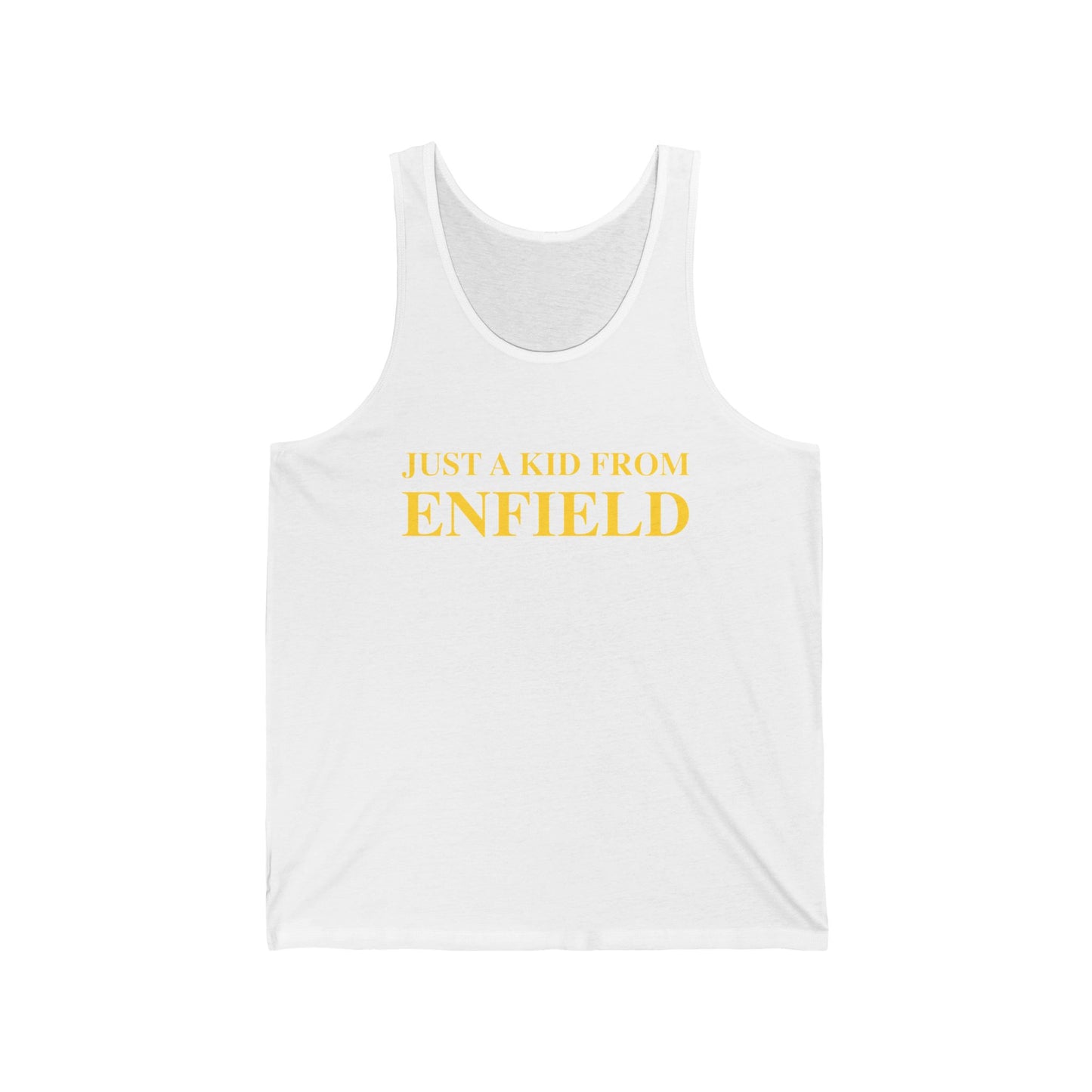 just a kid from enfield // enfield connecticut tank top shirt // finding connecticut