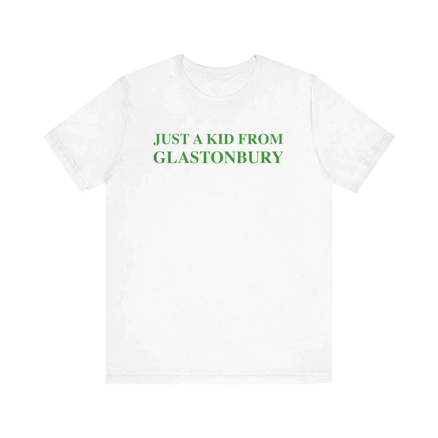 just a kid from glastonbury // glastonbury Connecticut unisex t shirts // finding connecticut