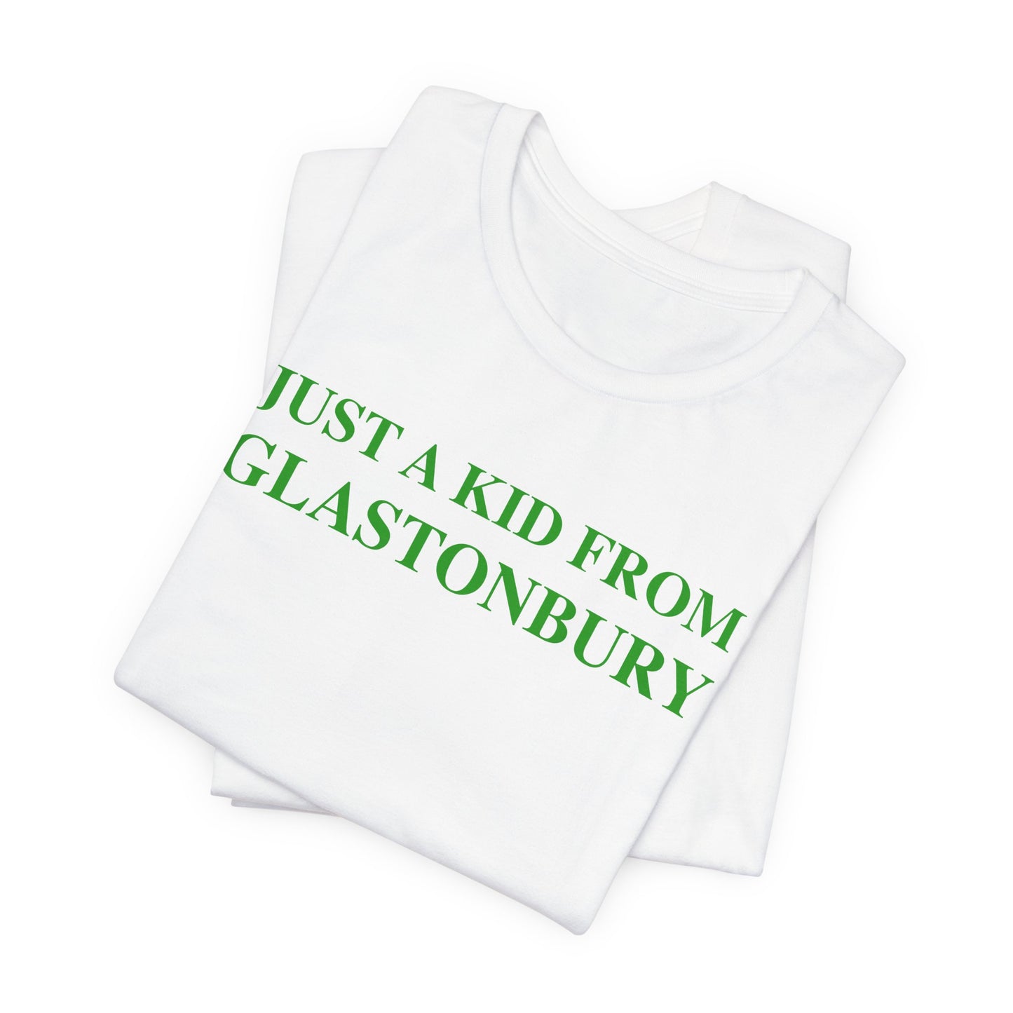 just a kid from glastonbury // glastonbury Connecticut unisex t shirts // finding connecticut