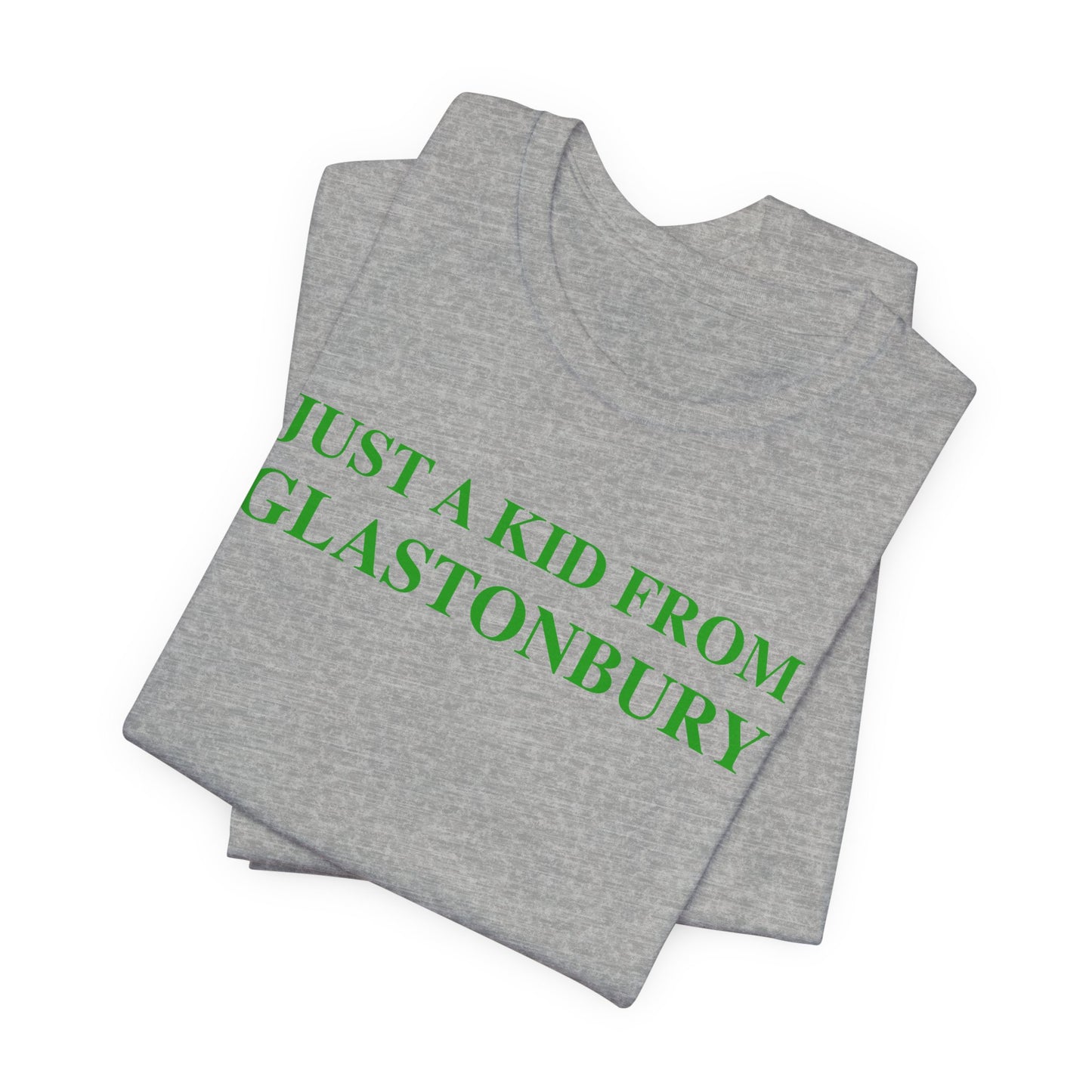 just a kid from glastonbury // glastonbury Connecticut unisex t shirts // finding connecticut