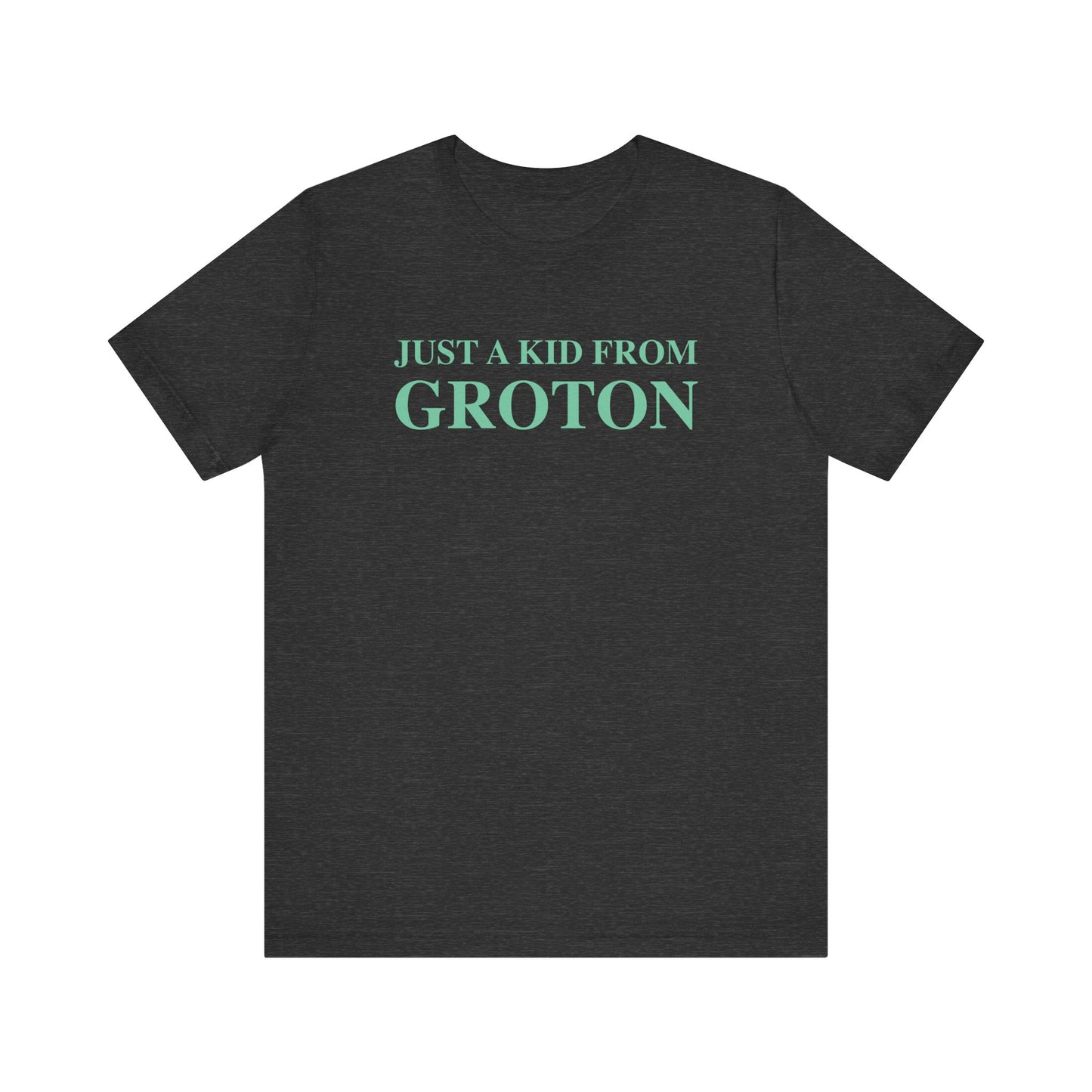 just a kid from groton // groton connecticut unisex t shirts x // finding connecticut