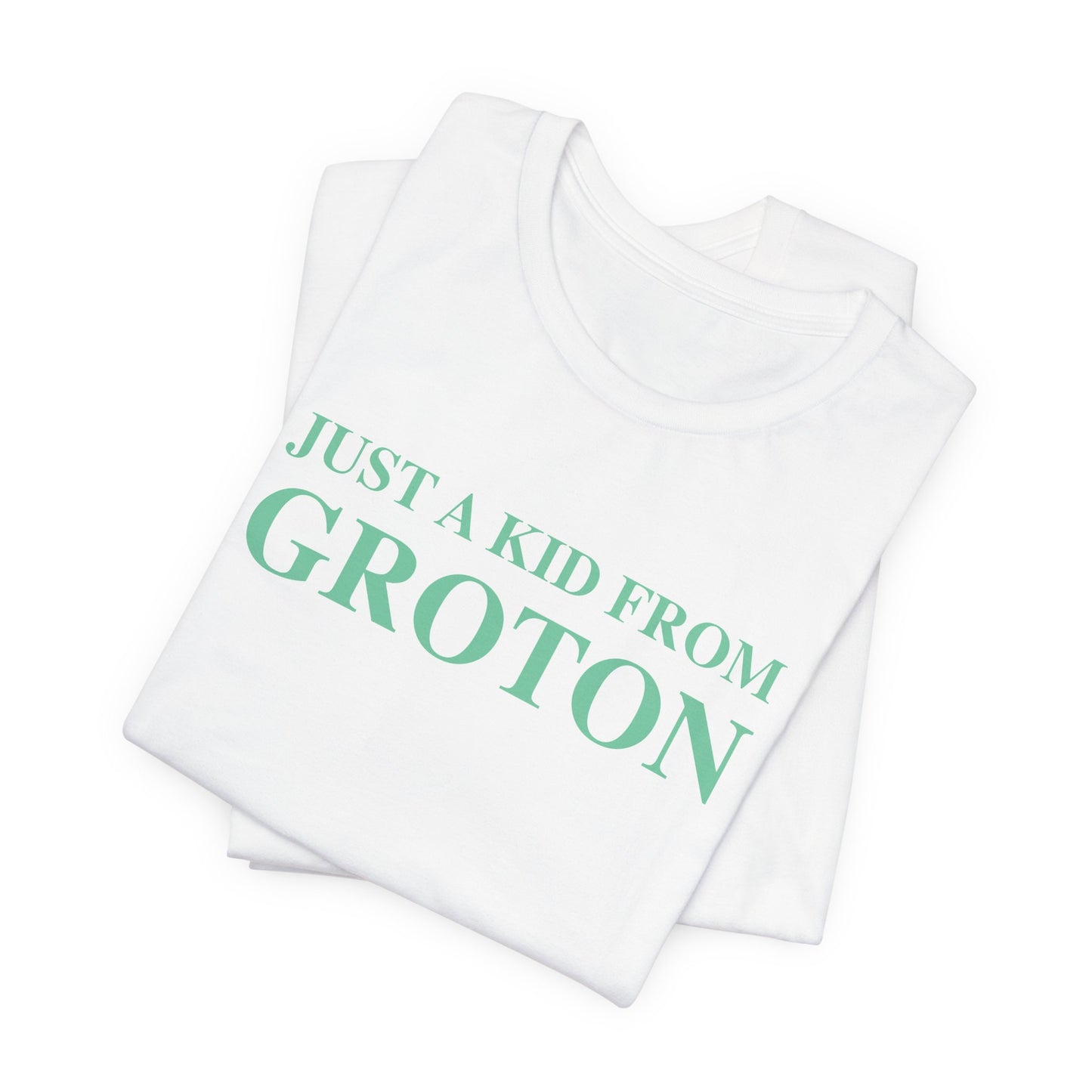 just a kid from groton // groton connecticut unisex t shirts x // finding connecticut