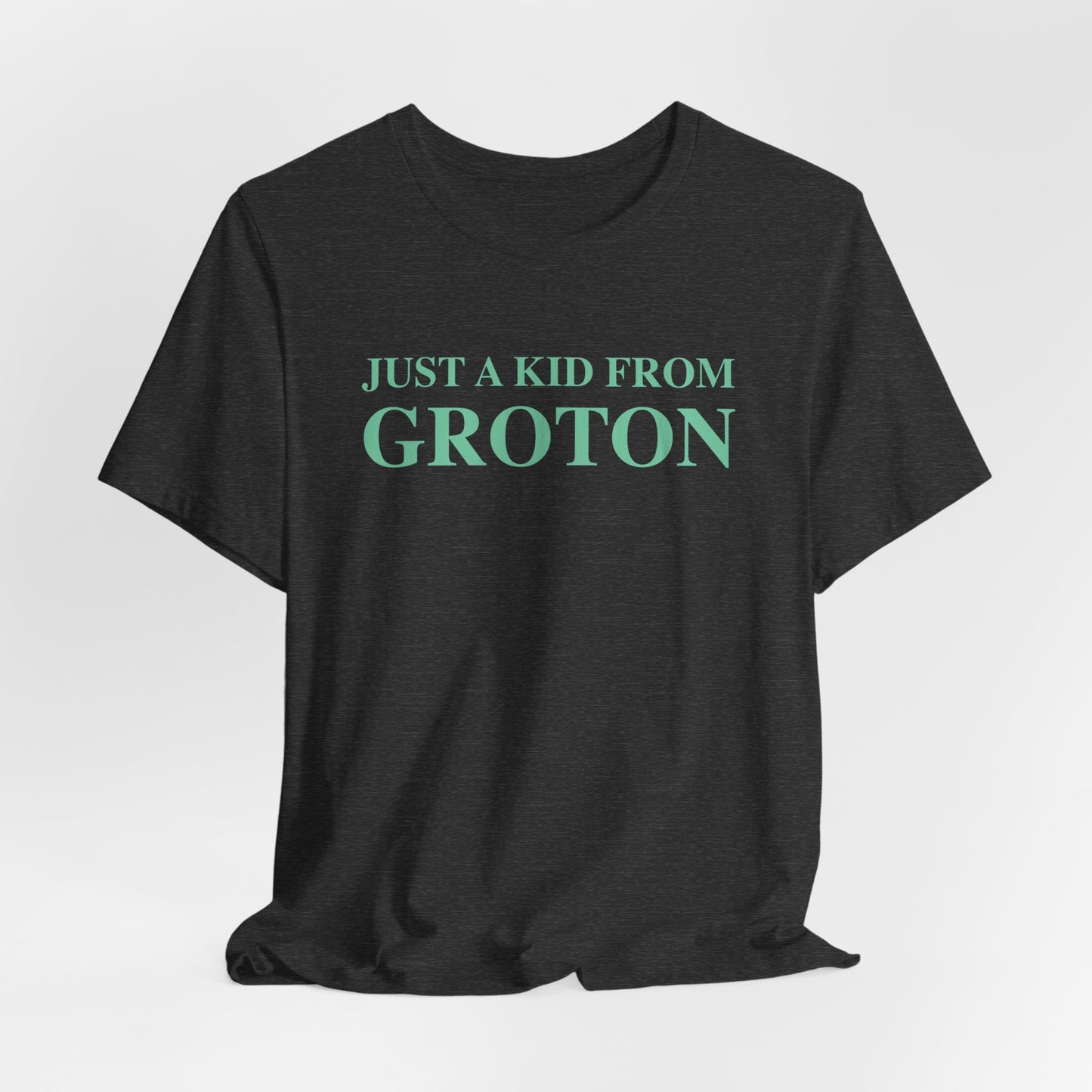 just a kid from groton // groton connecticut unisex t shirts x // finding connecticut