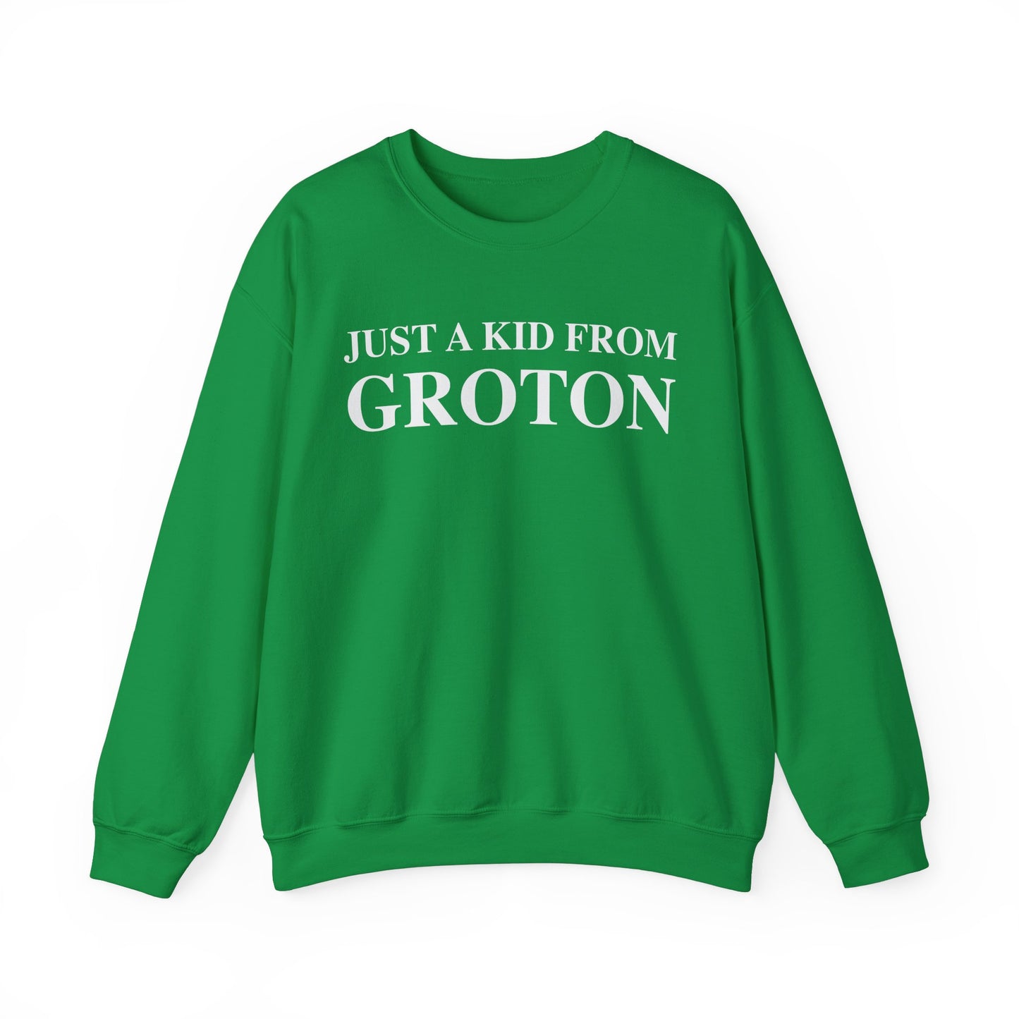 just a kid from groton // groton ct unisex sweatshirt // finding connecticut