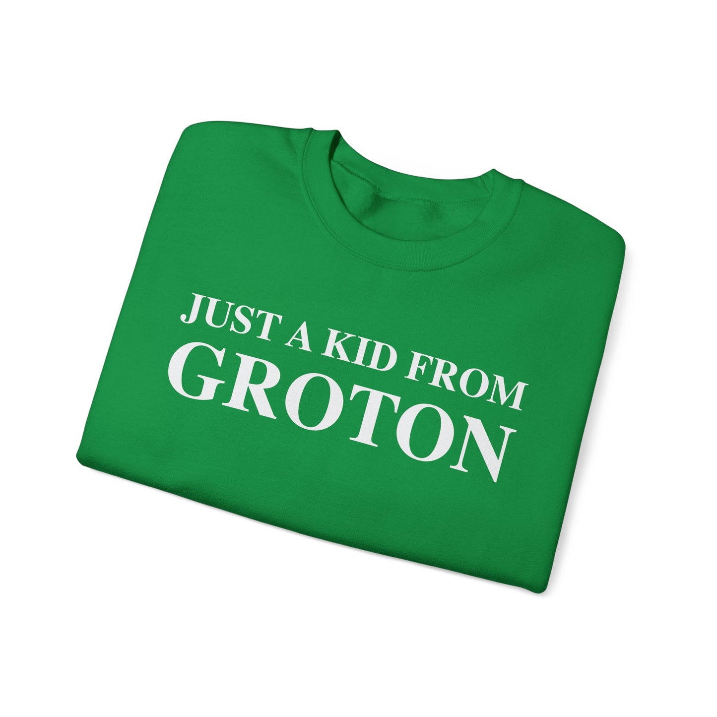 just a kid from groton // groton ct unisex sweatshirt // finding connecticut