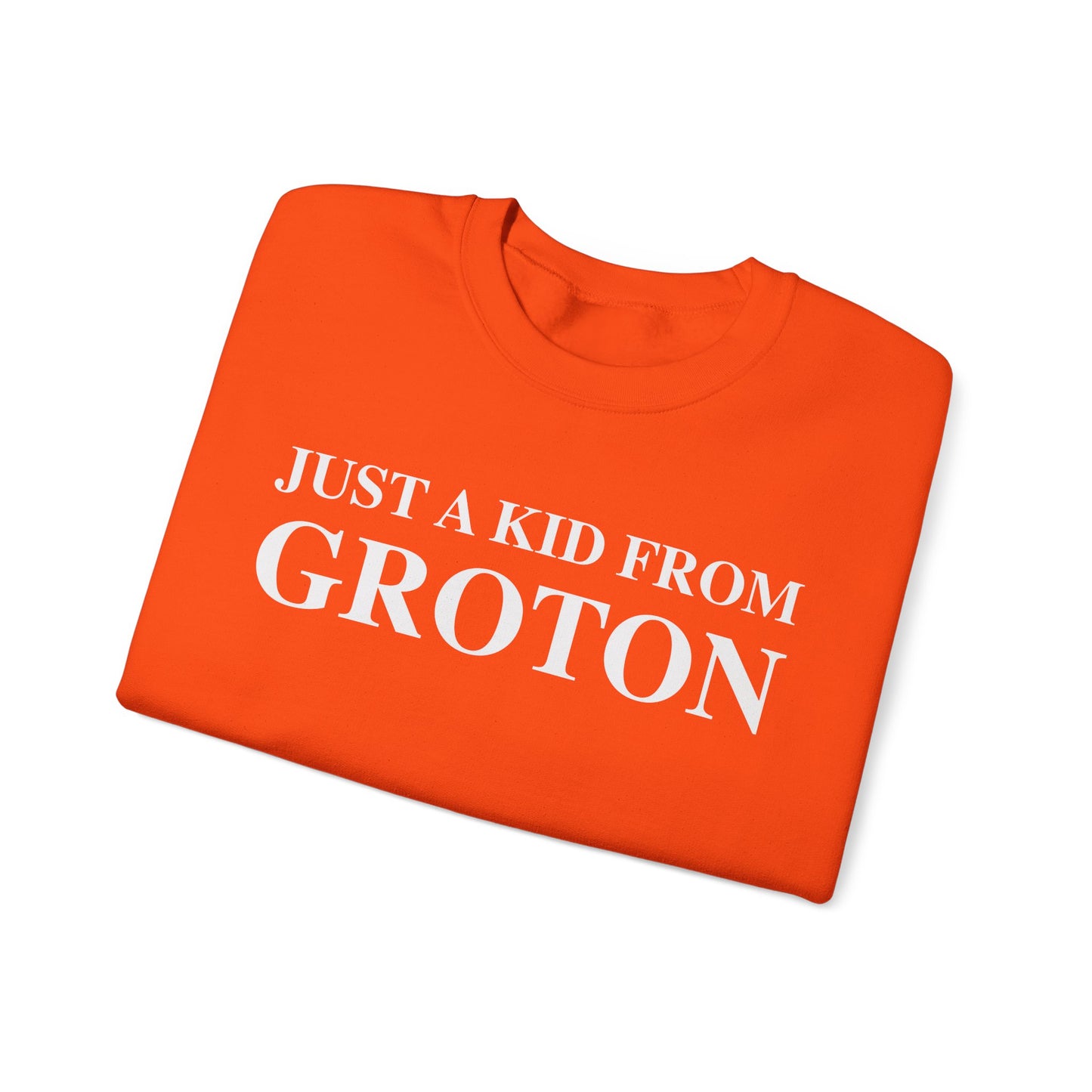 just a kid from groton // groton ct unisex sweatshirt // finding connecticut
