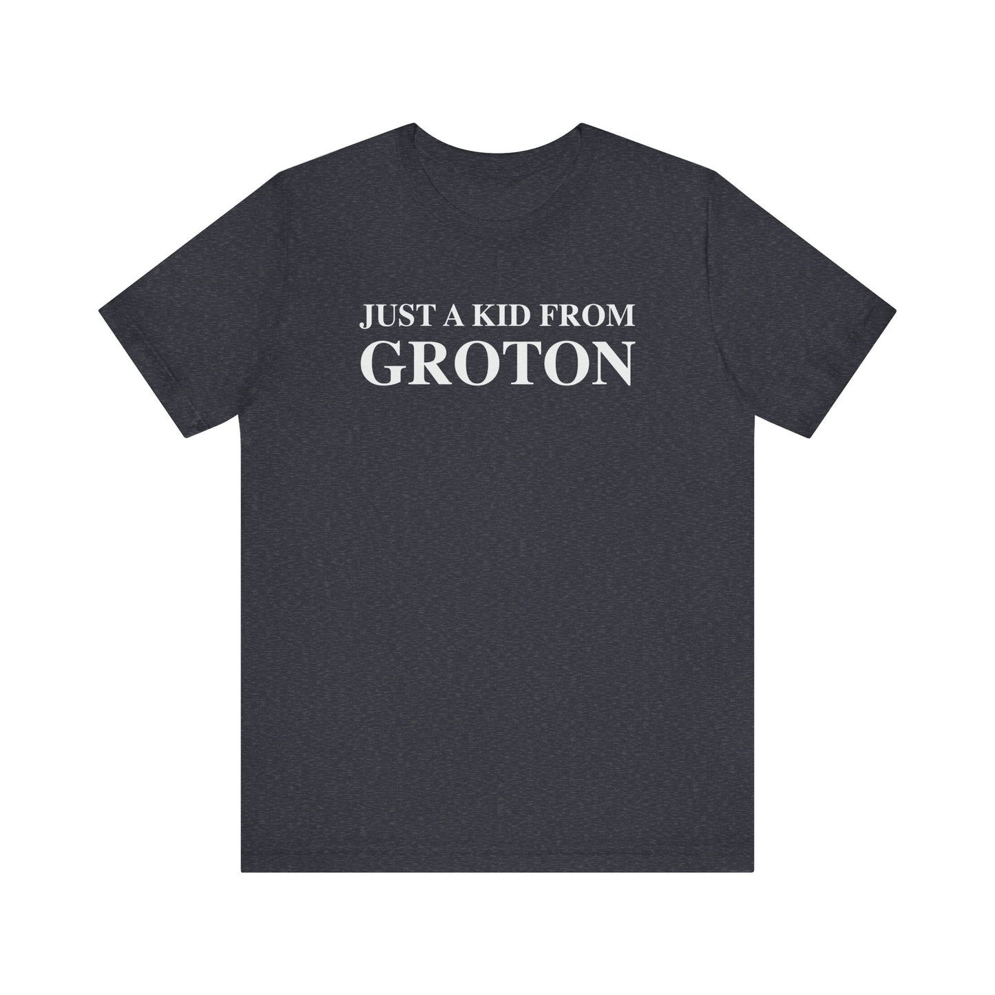 just a kid from groton // groton ct unisex t shirts // finding connecticut
