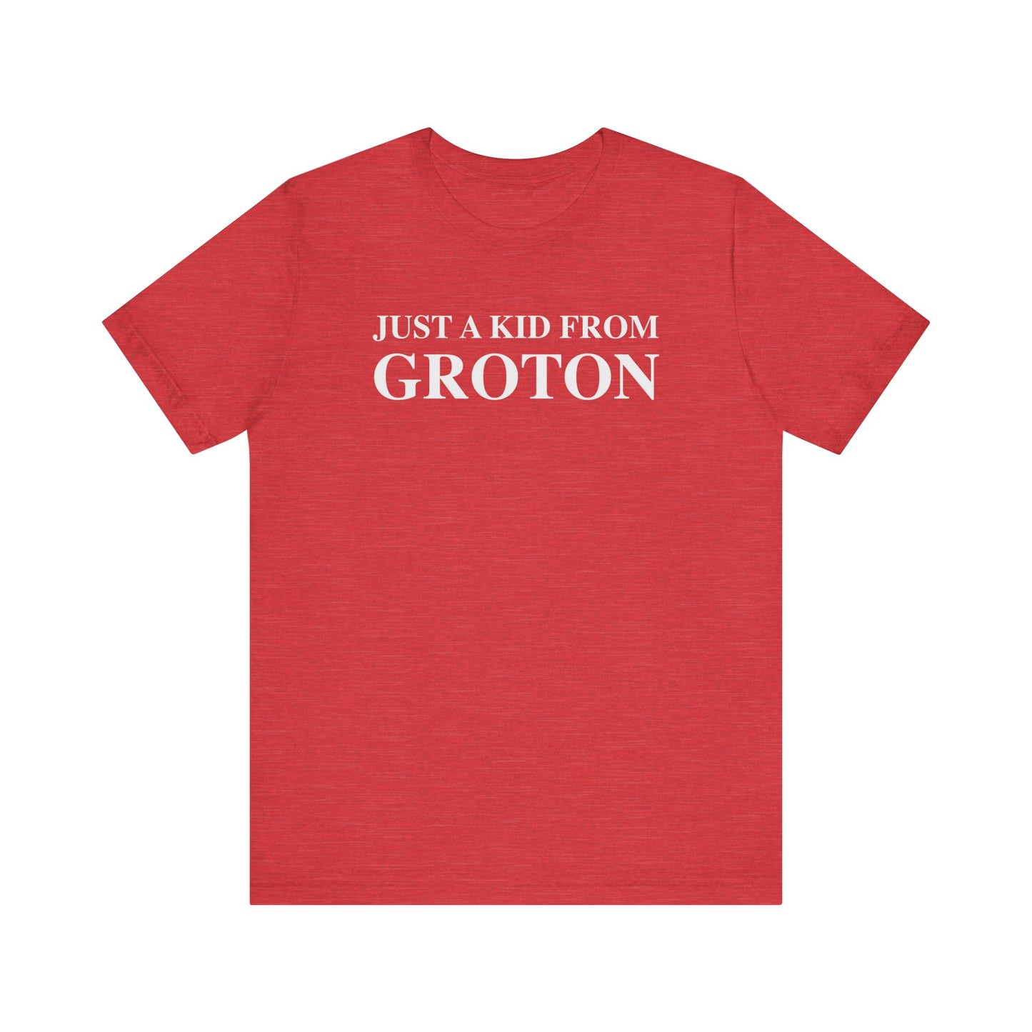 just a kid from groton // groton ct unisex t shirts // finding connecticut