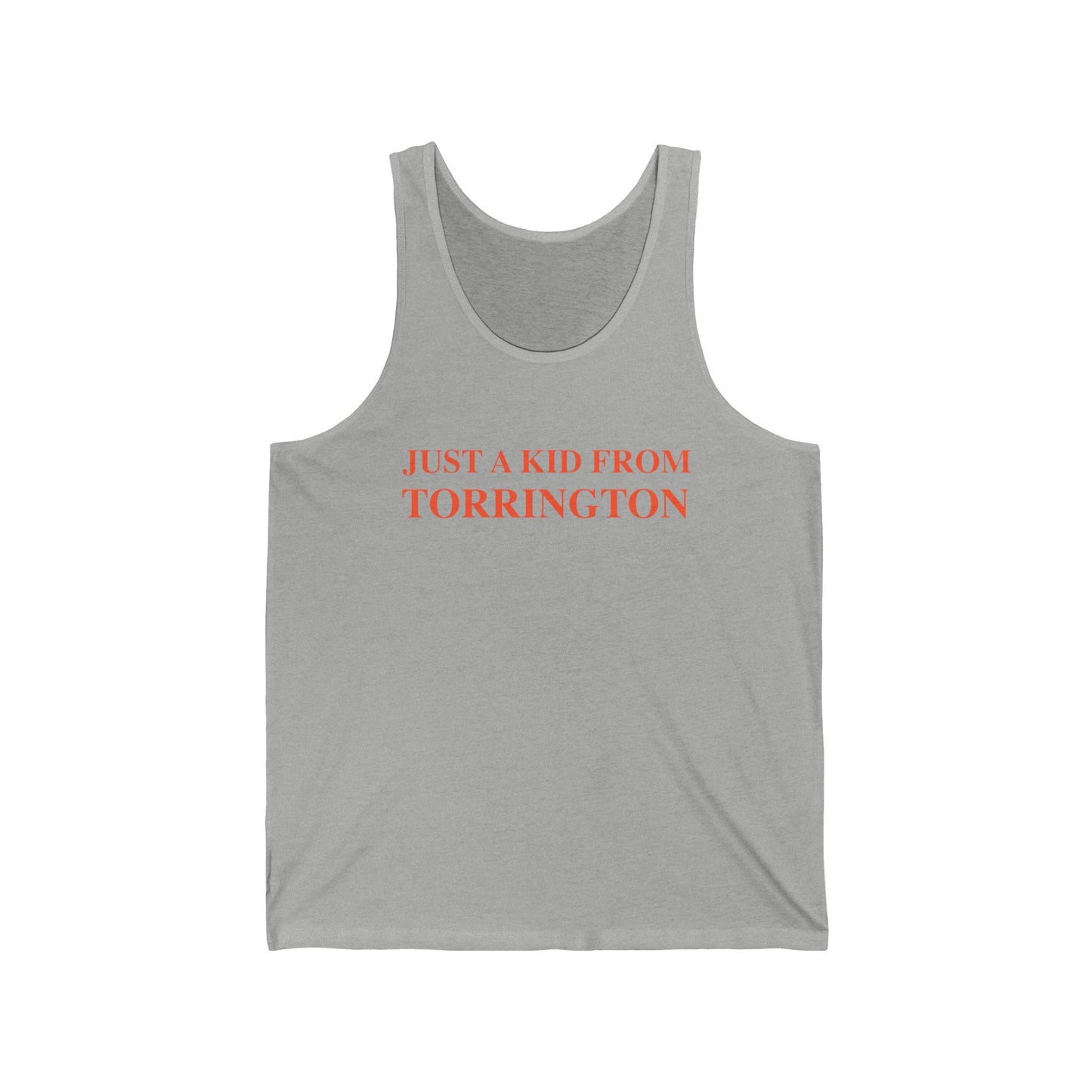 just a kid from torrington // finding connecticut unisex tank top shirts // finding connecticut
