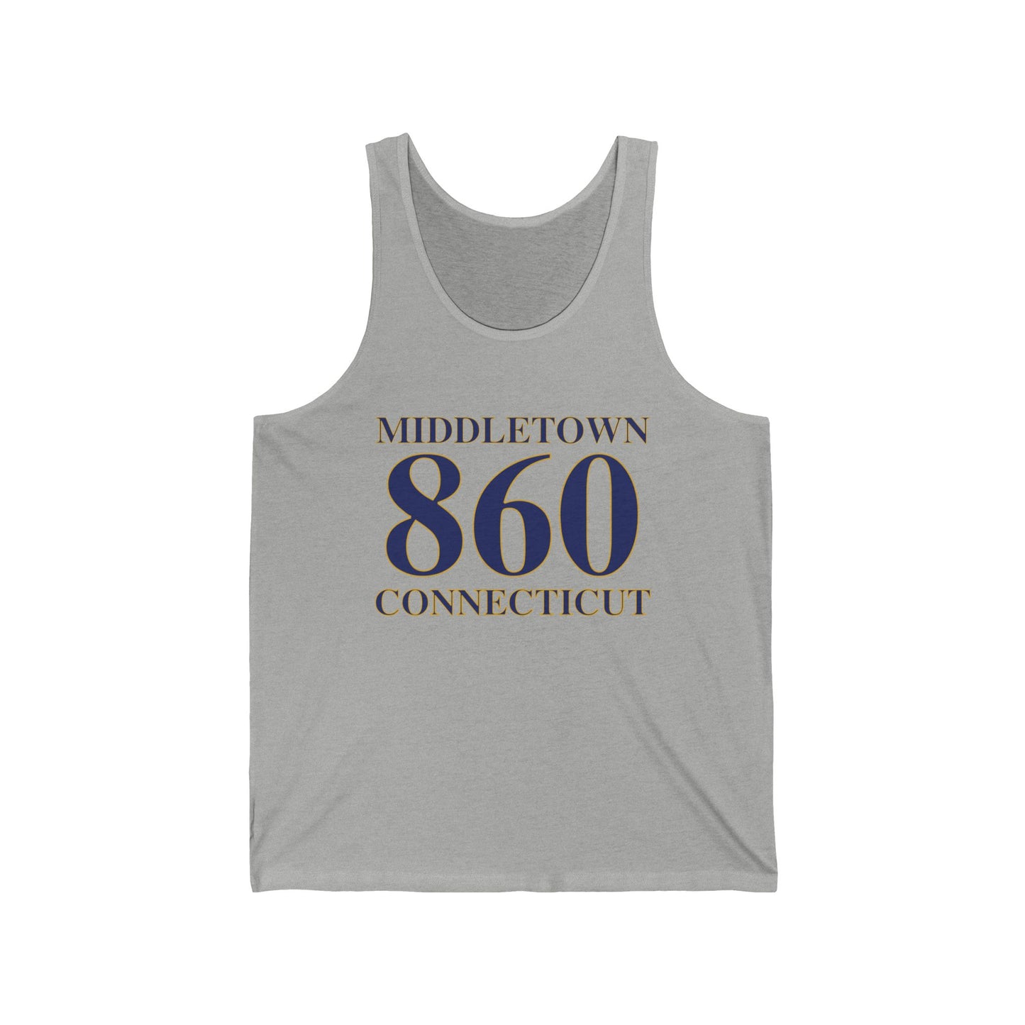 Middletown 860 Connecticut // middletown connecticut Adidas unisex tank top shirt // finding connecticut