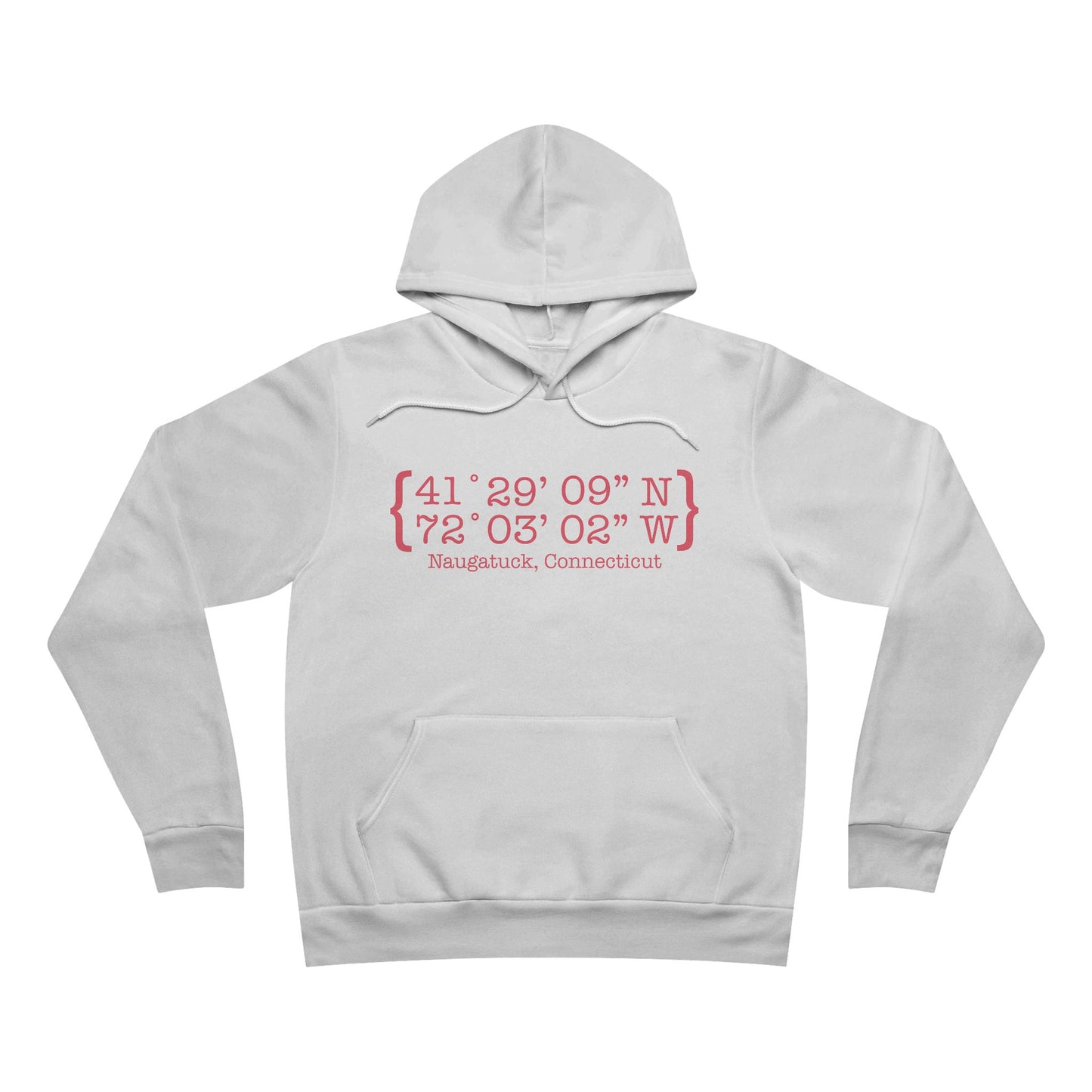 naugatuck coordinates // naugatuck connecticut unisex hoodies // finding connecticut