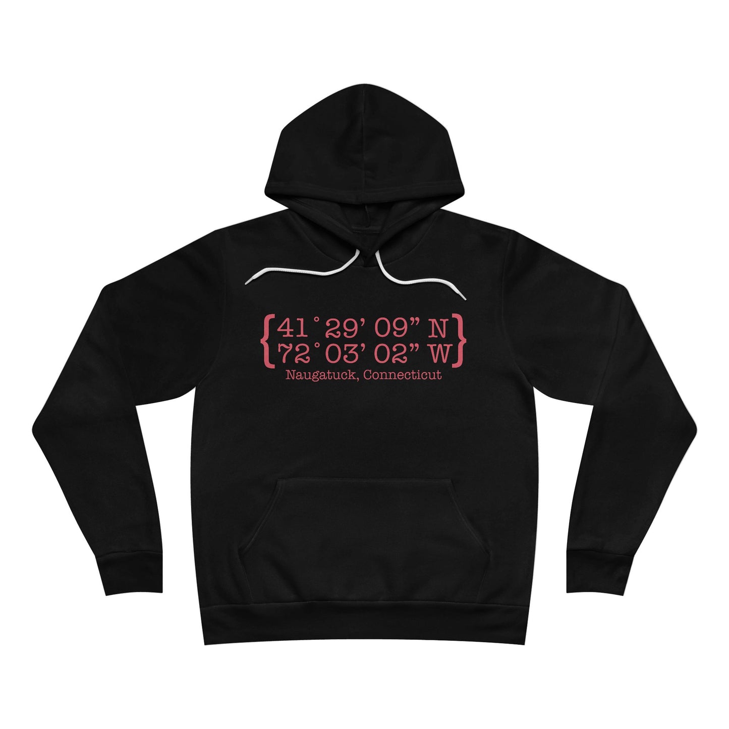 naugatuck coordinates // naugatuck connecticut unisex hoodies // finding connecticut