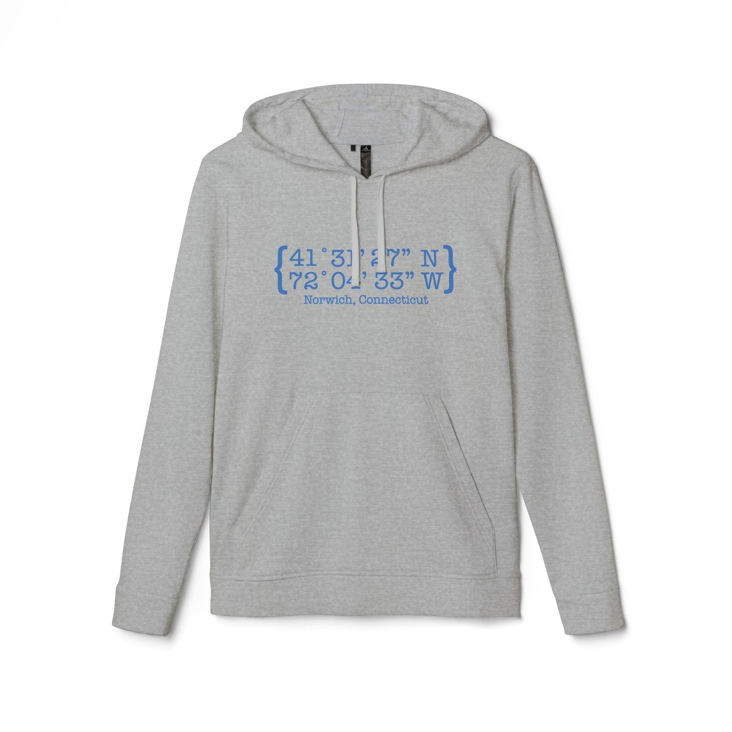 norwich Coordinates // norwich connecticut Adidas unisex hoodie sweatshirt // finding connecticut